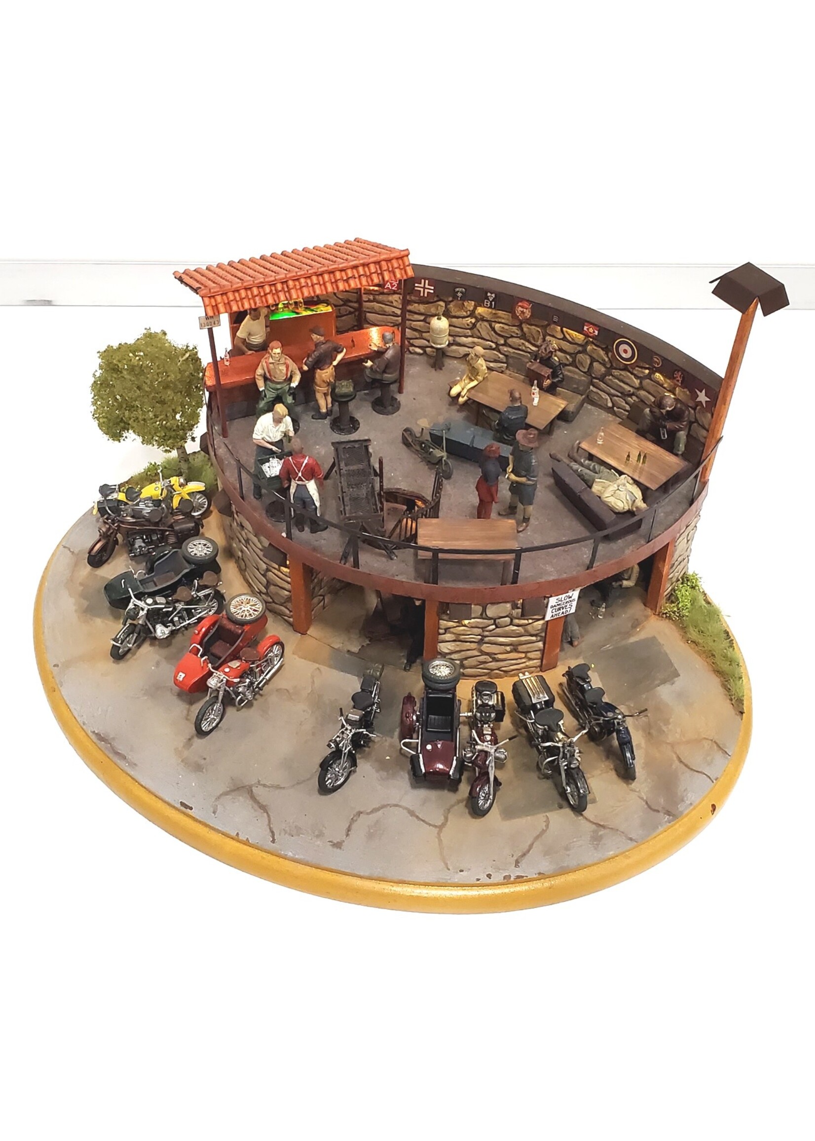 Biker Bar Diorama  -  Devon Arbuckle