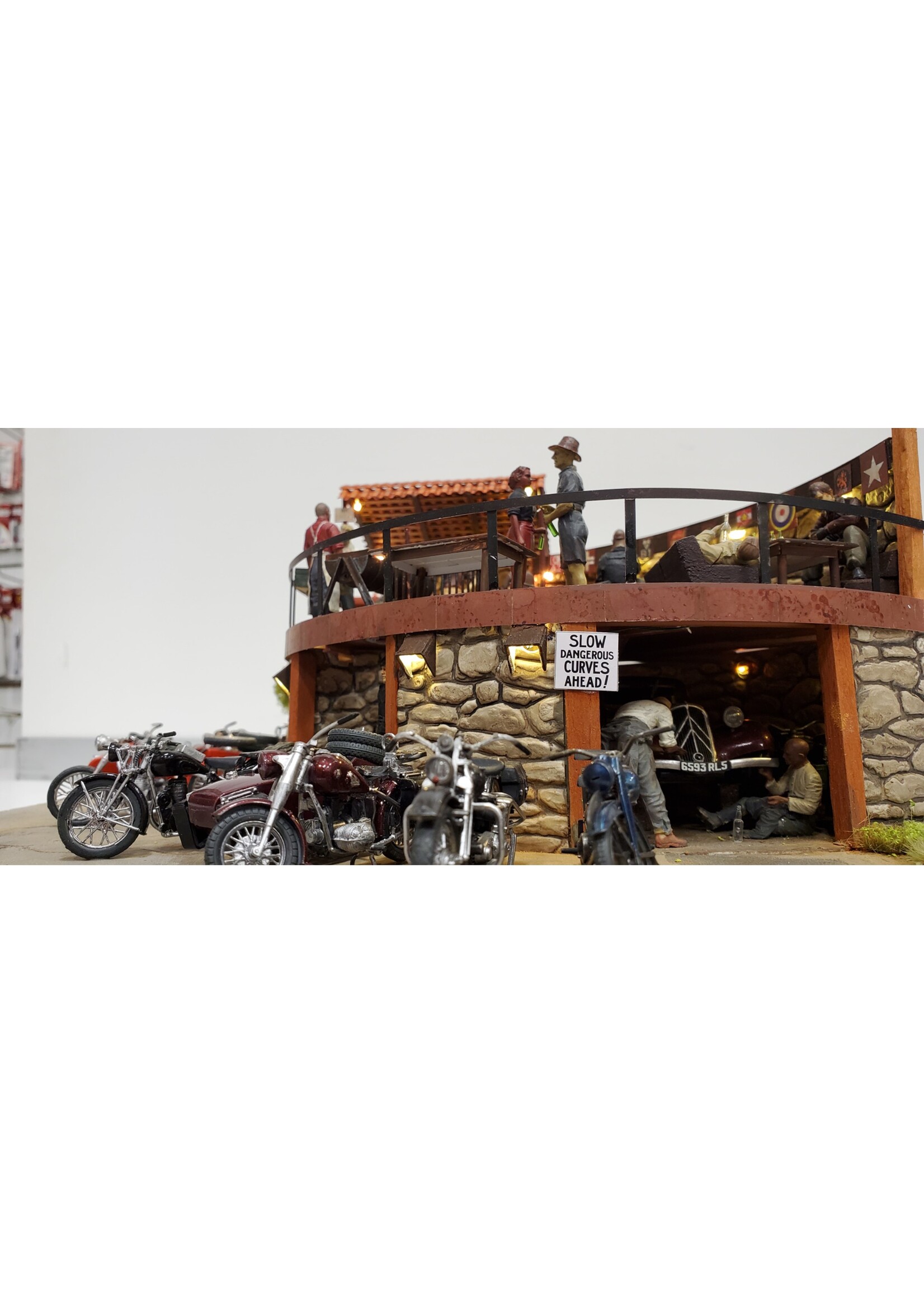Biker Bar Diorama  -  Devon Arbuckle