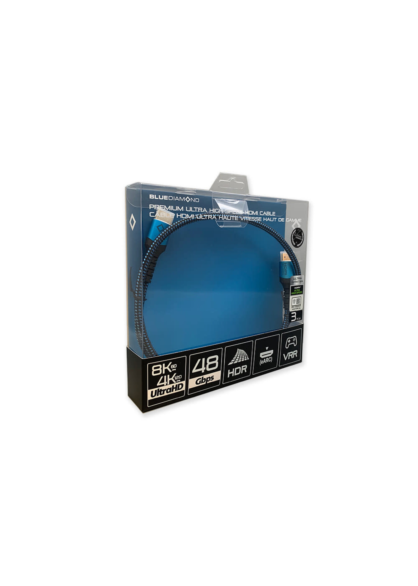 Blue Diamond Blue Diamond Premium HDMI 8K Cable w/Ethernet 3 ft