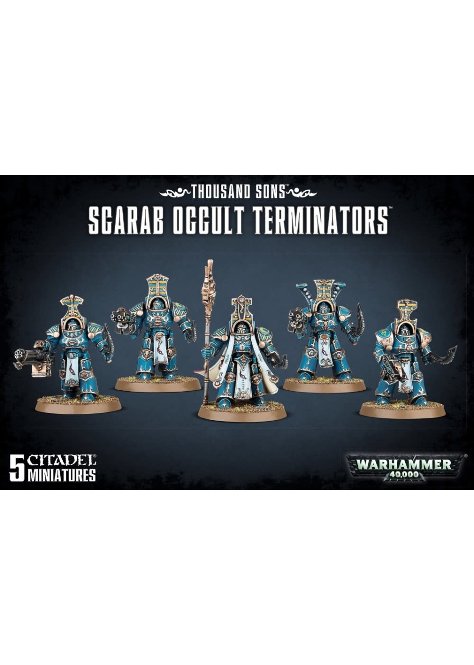 WH40K Thousand Sons Scarab Occult Terminators