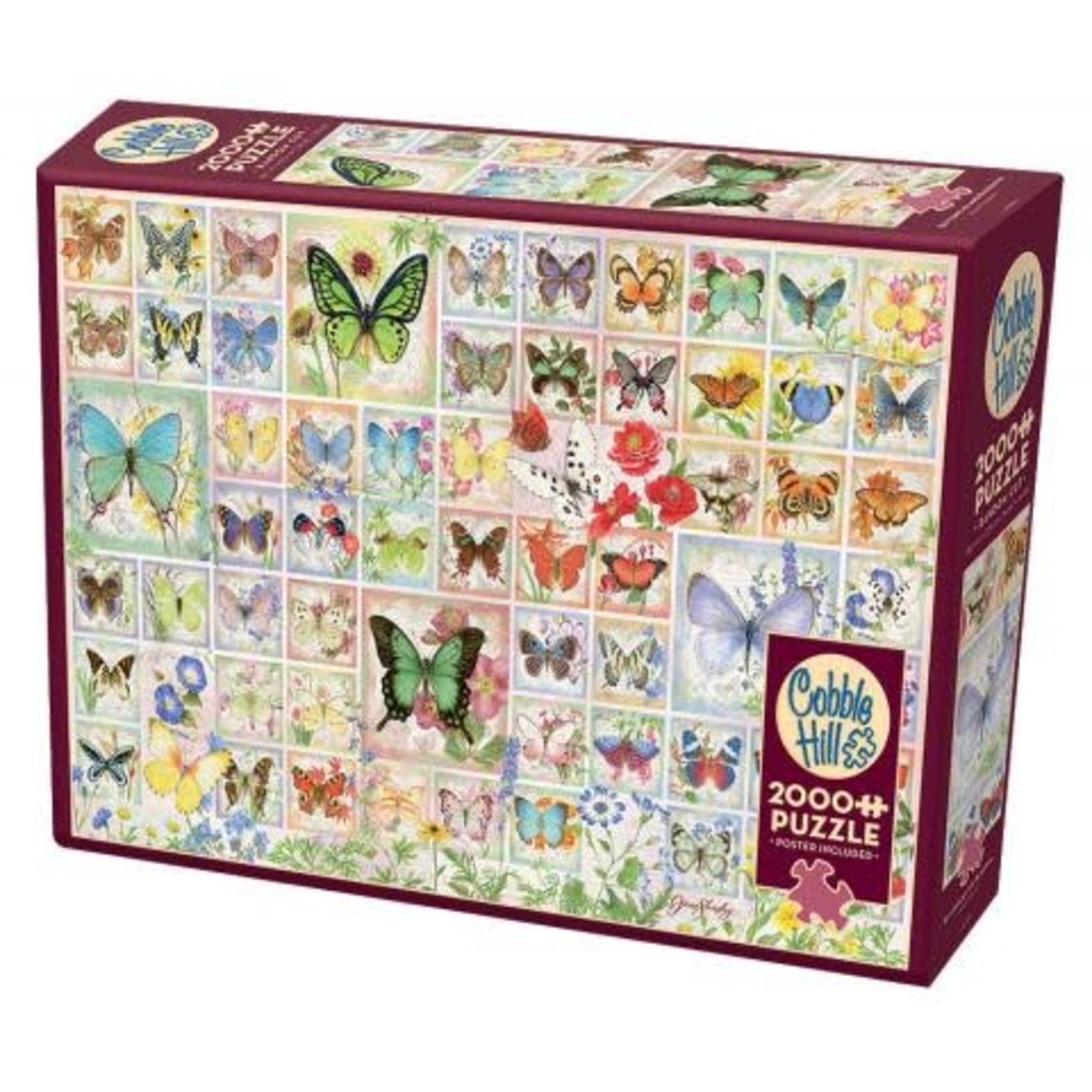 Cobble Hill CH89018 Butterflies & Blossoms (Puzzle2000)