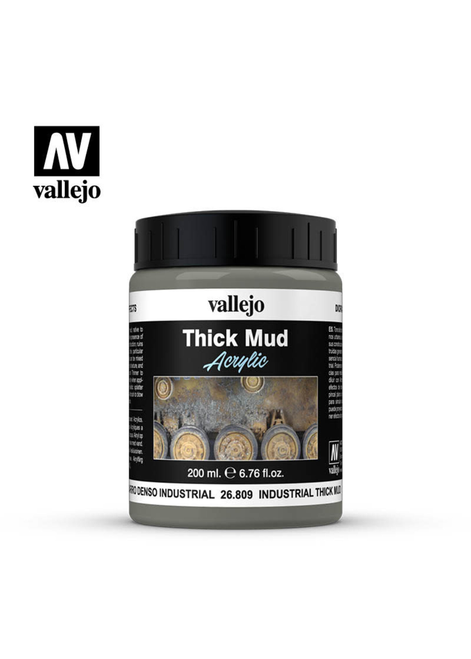 Vallejo VAL26809 Industrial Thick Mud (200ml)