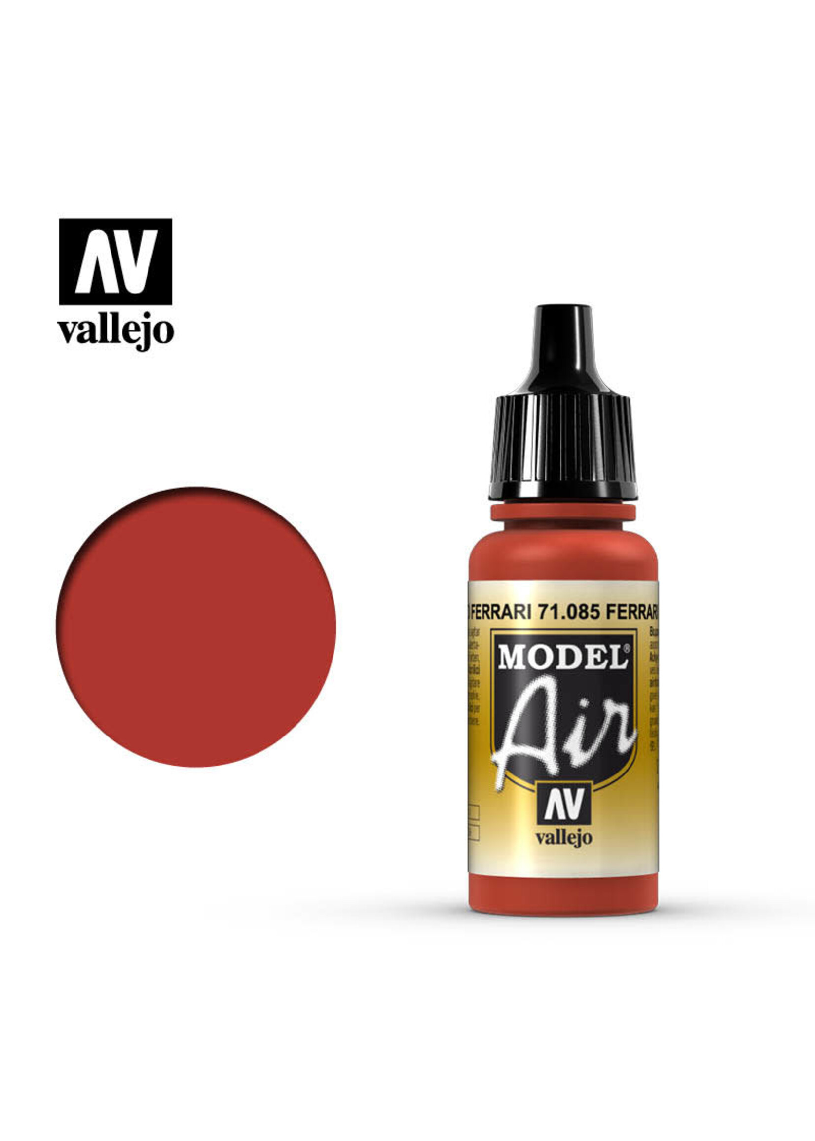 Vallejo VAL71085 Model Air Ferrari Red (17ml)