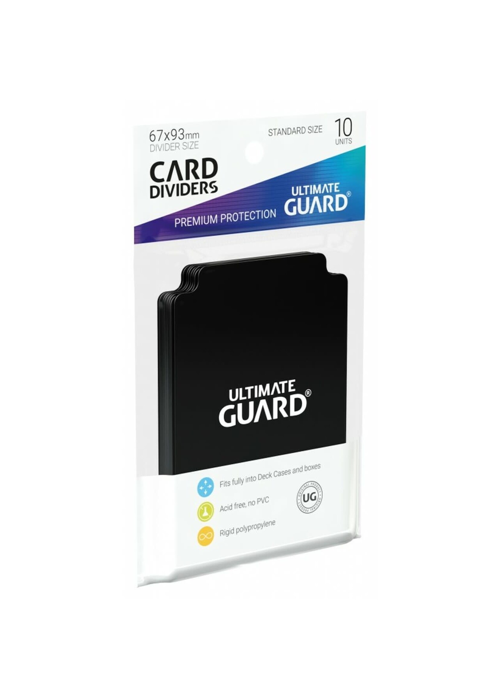 Ultimate Guard Card Dividers 010356 Black (10pc)