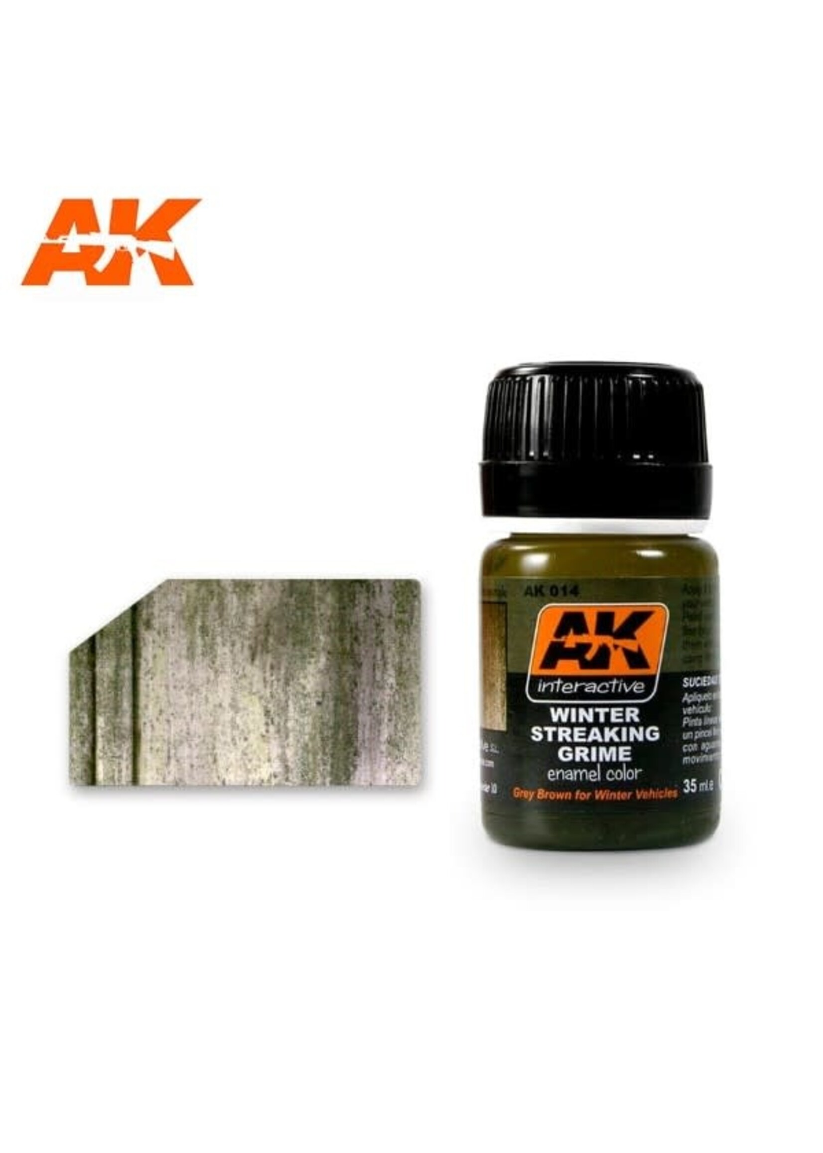 AK Interactive AK-014 Streaking Grime For Winter Vehicles
