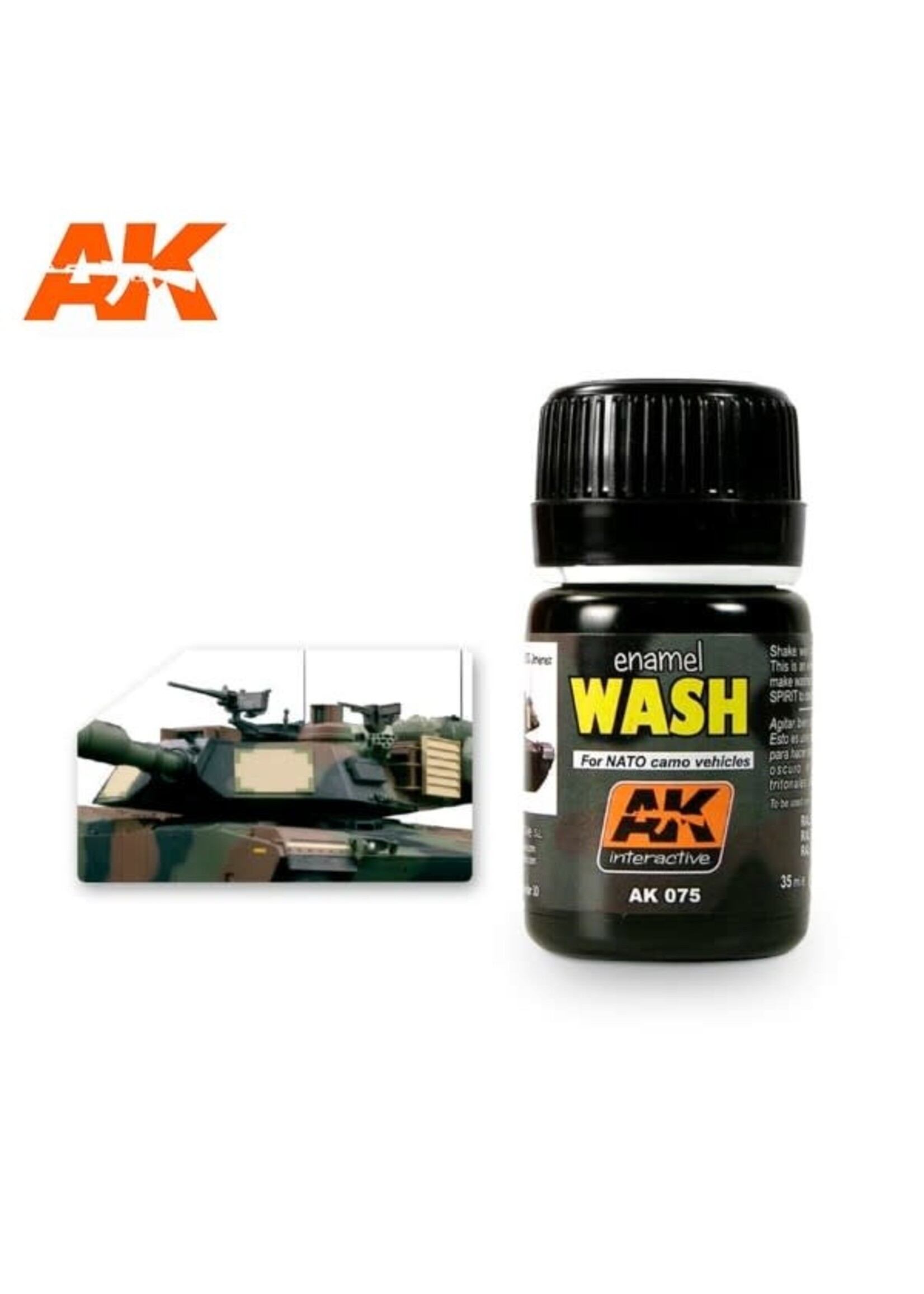 AK Interactive AK-075 Wash For NATO Vehicles (35ml)