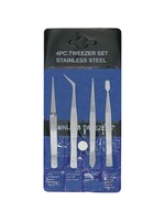 Excel ***zzEXC30416 Tweezer Pouch Set (4pc)