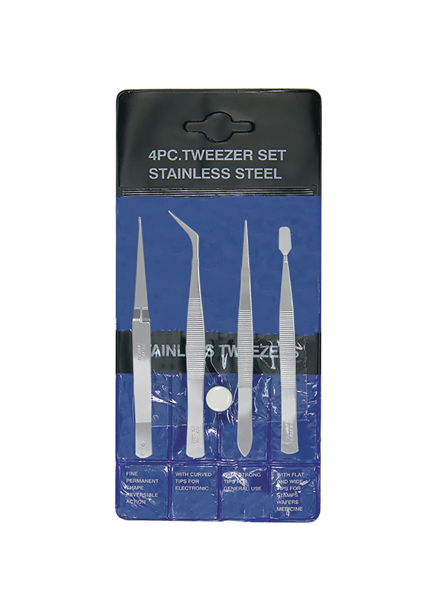 Excel EXC30416 Tweezer Pouch Set (4pc)