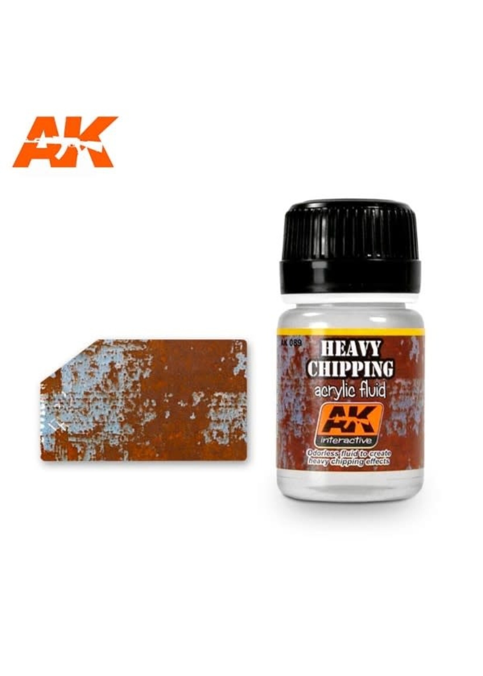 AK Interactive AK-089 Heavy Chipping Effects Acrylic Fluid (35ml)