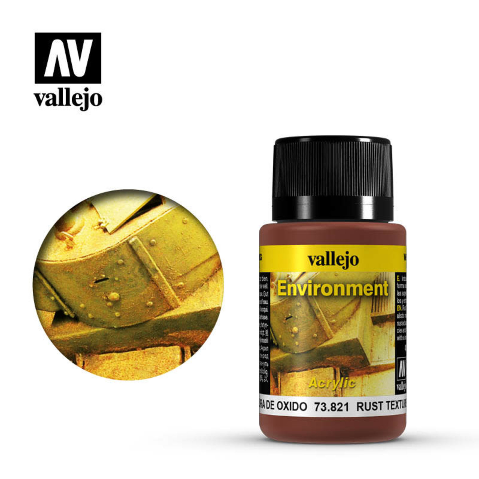 Vallejo VAL73821 Weathering Effects Rust Texture (40ml)