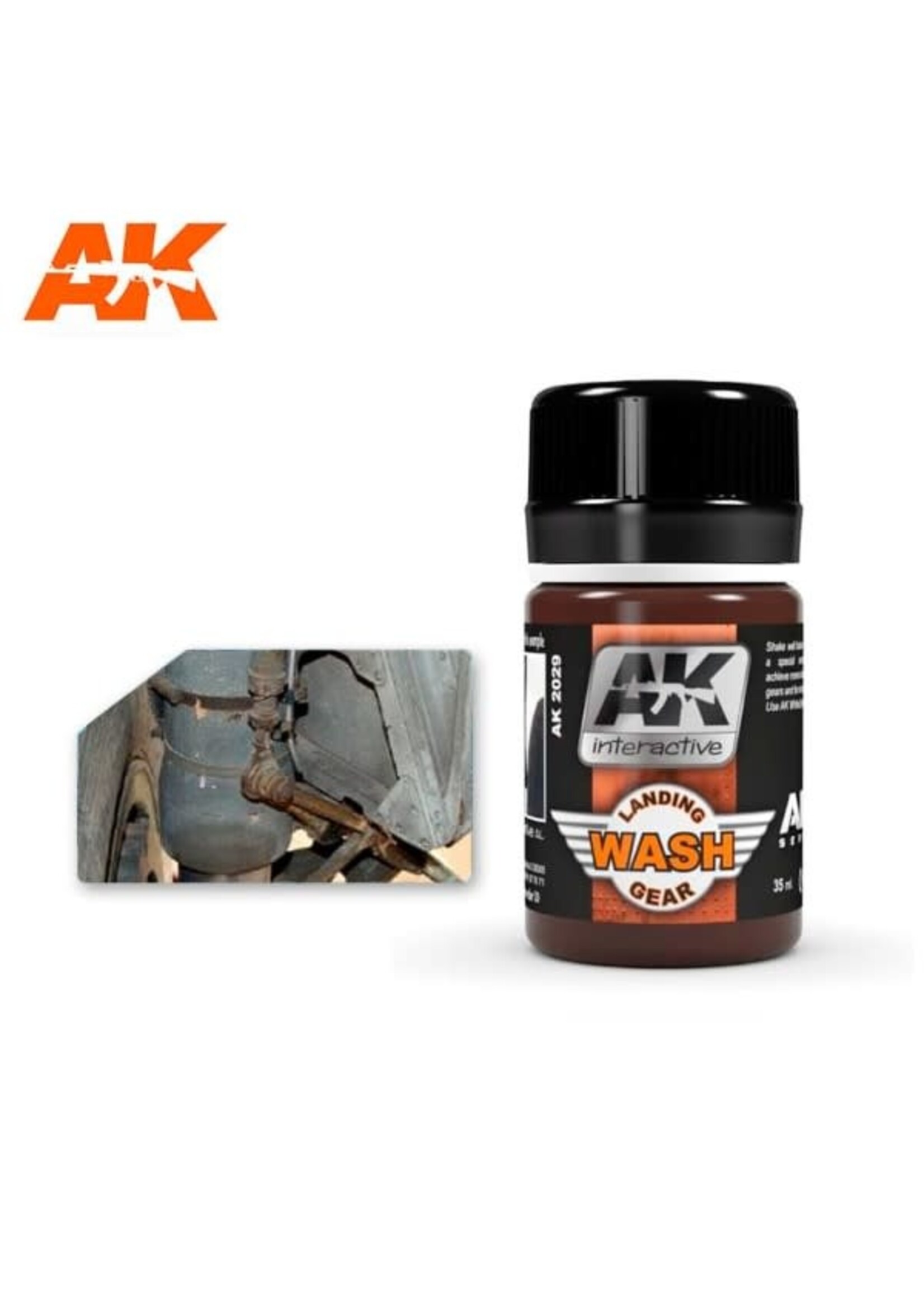 AK Interactive AK-2029 Wash For Landing Gear (35ml)