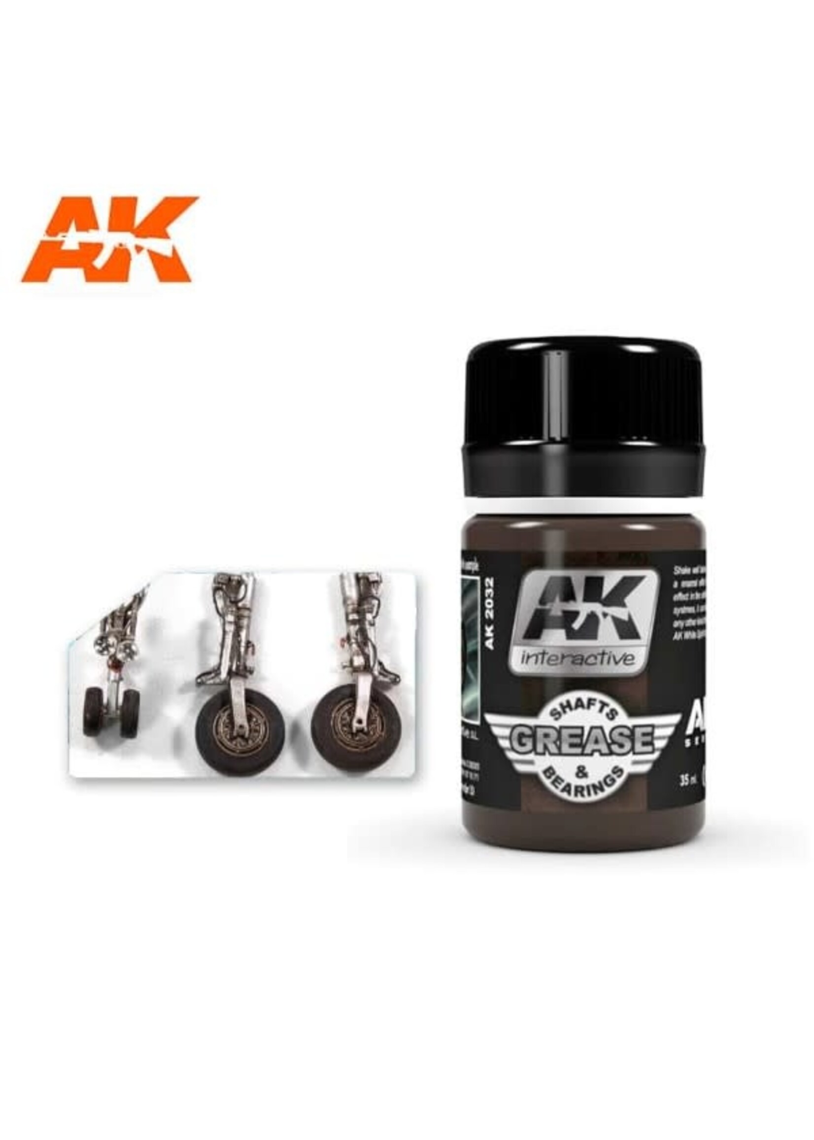 AK Interactive AK-2032 Grease Shafts & Bearings (35ml)