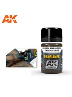 AK Interactive AK-2071 Paneliner For Brown And Green Camouflage (35ml)