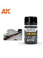 AK Interactive AK-2072 Paneliner For Grey And Blue Camouflage (35ml)