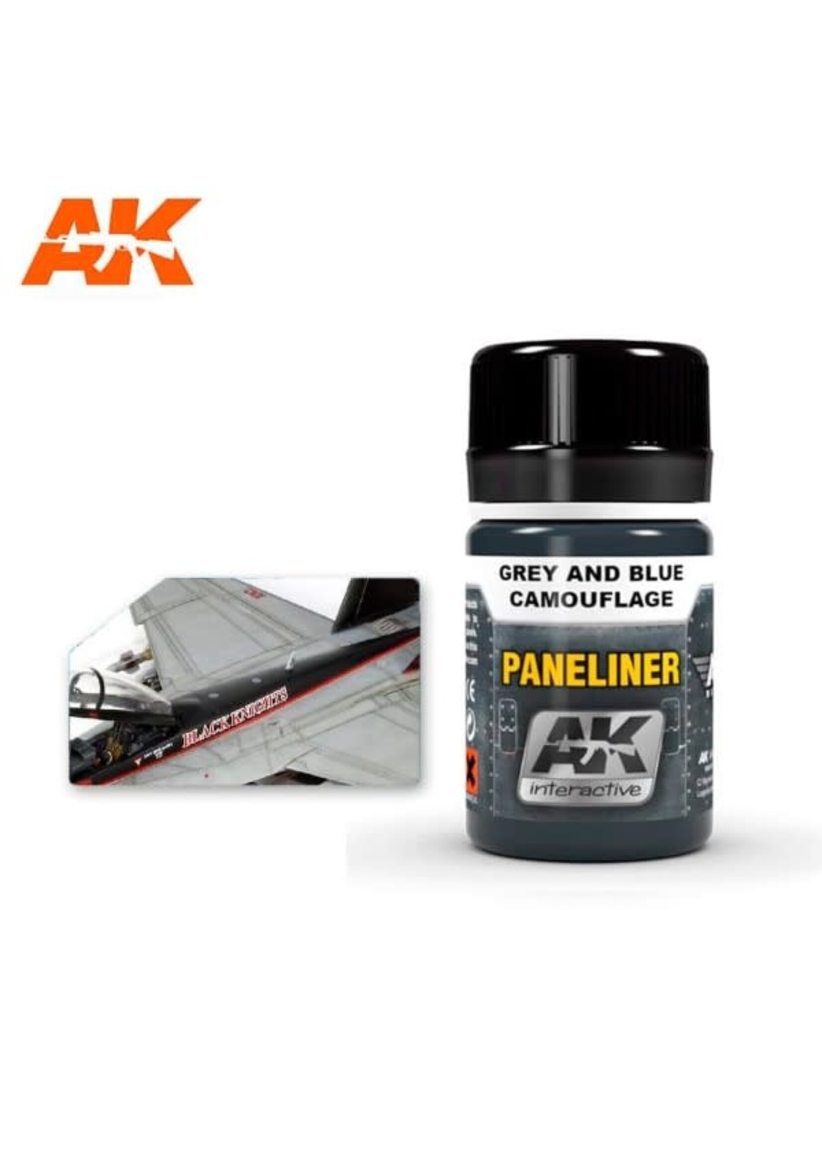 AK Interactive AK-2072 Paneliner For Grey And Blue Camouflage (35ml)