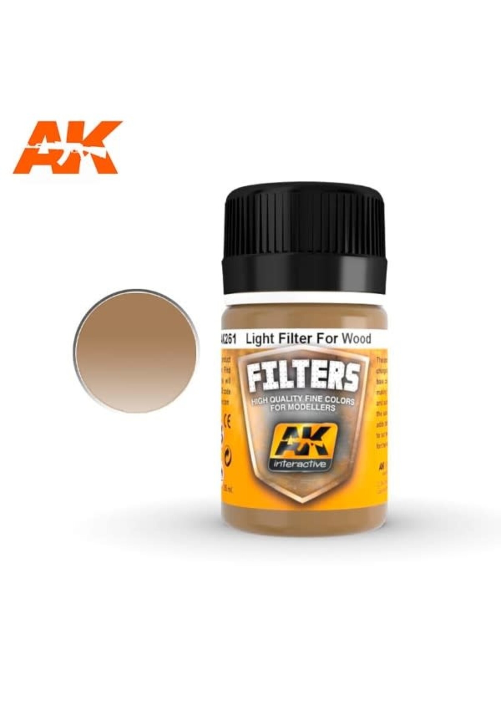 AK Interactive AK-261 Light Filter For Wood (35ml)