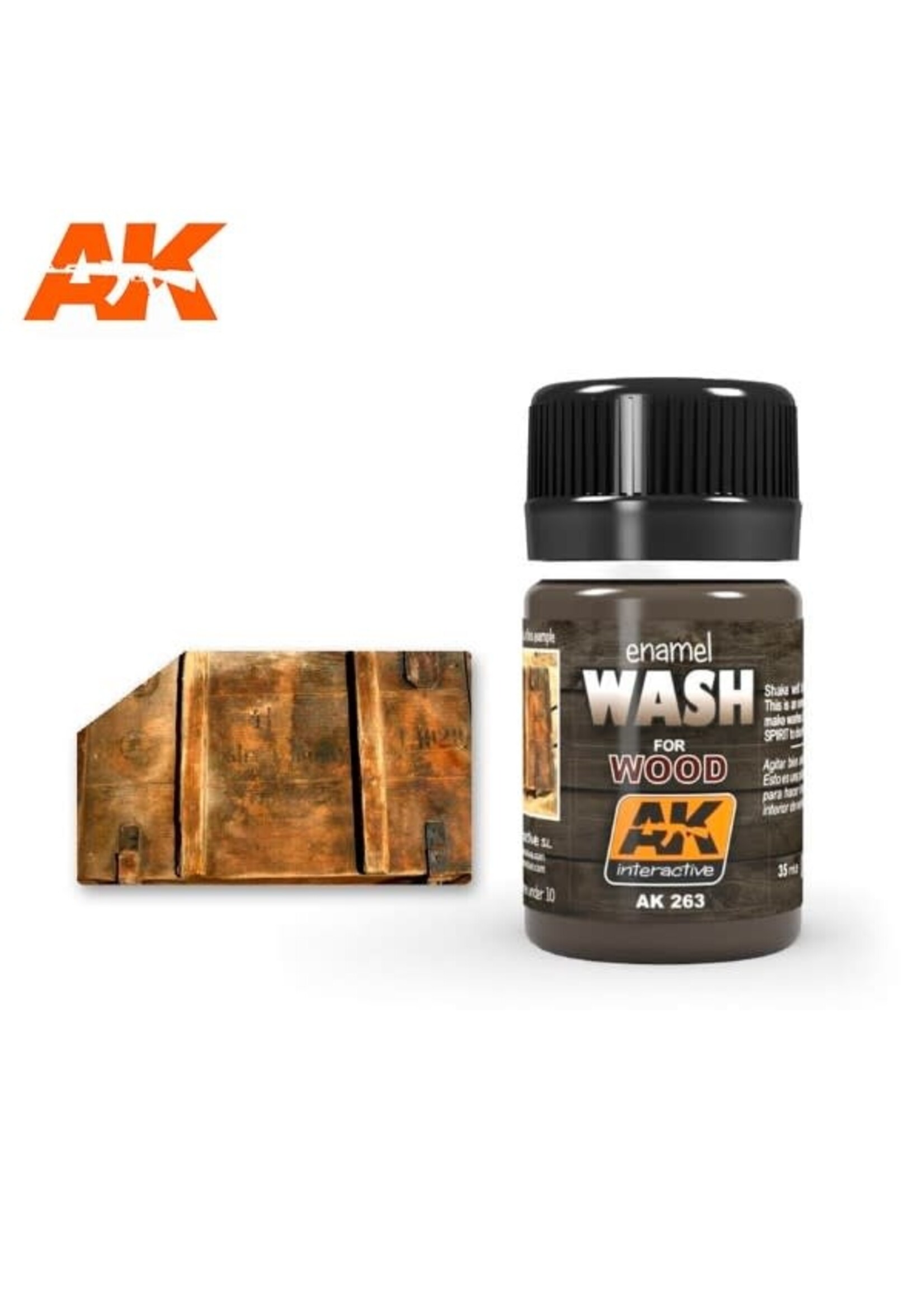 AK Interactive AK-263 Wash For Wood (35ml)
