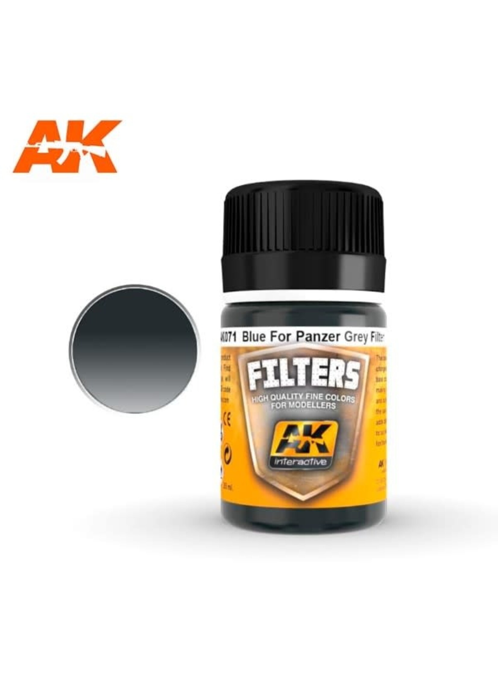 AK Interactive AK-071 Filter For Panzer Grey Vehicles (35ml)