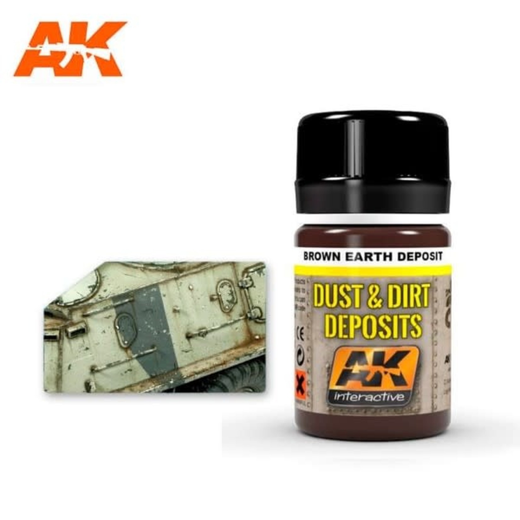 AK Interactive AK-4063 Brown Earth Deposit (35ml)