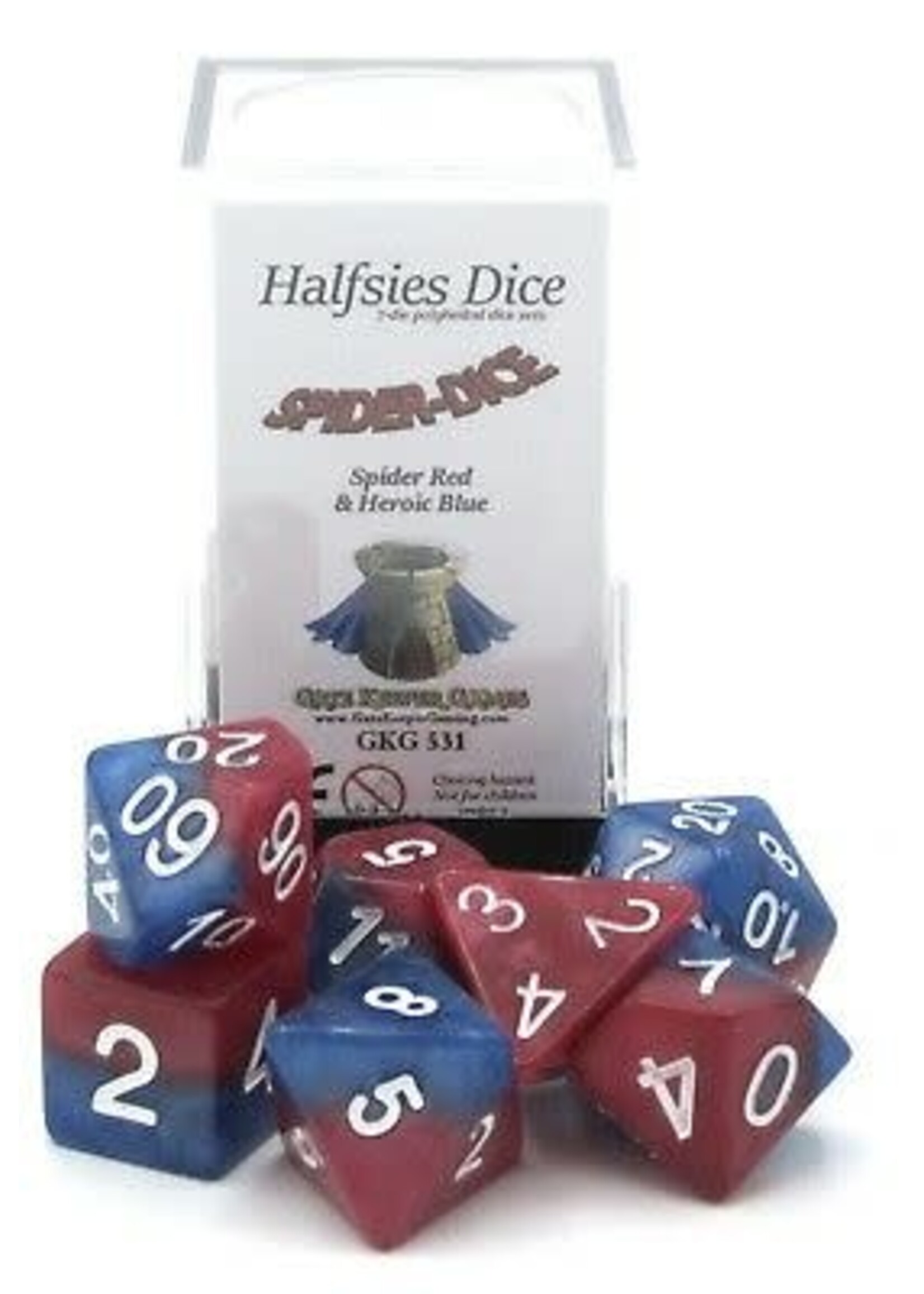 ***Dice RPG GKG531 7pc Spider