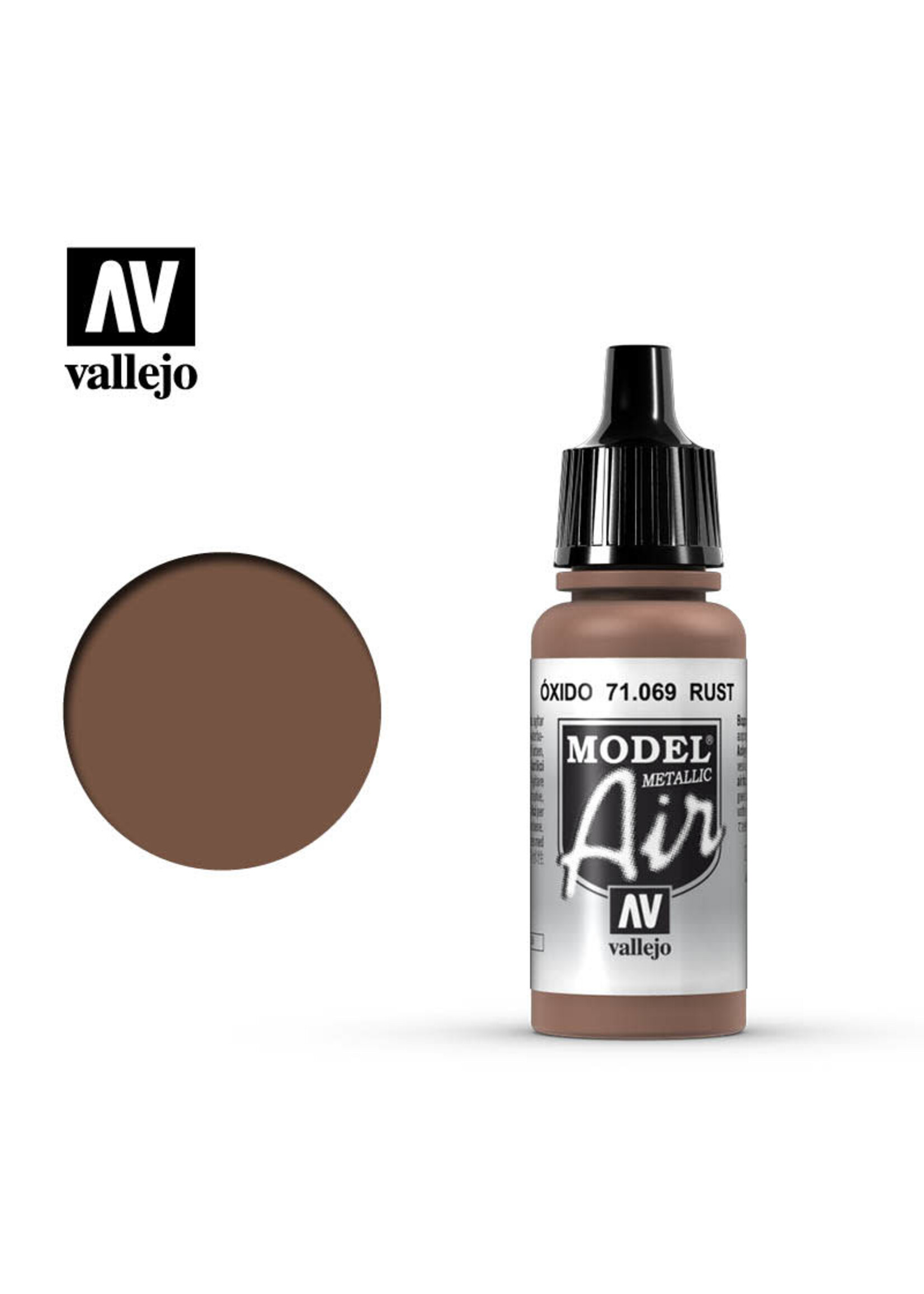 Vallejo VAL71069 Model Air Rust Metal (17ml)