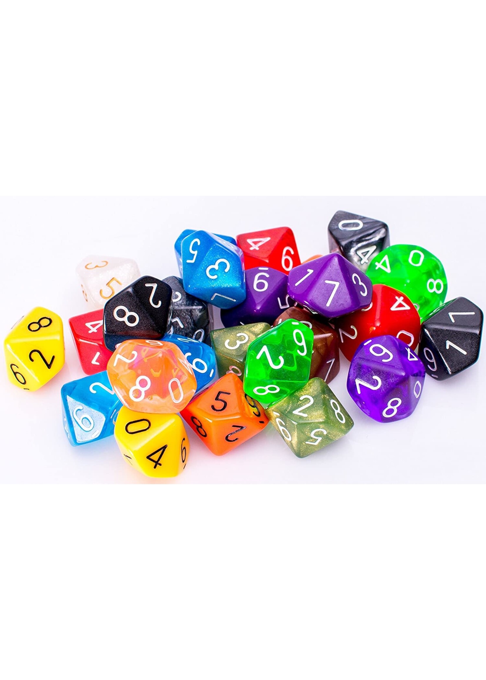 Dice (d10 and %) Assorted