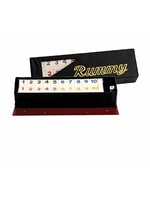 Rummy Black Vinyl Case with Wooden Racks