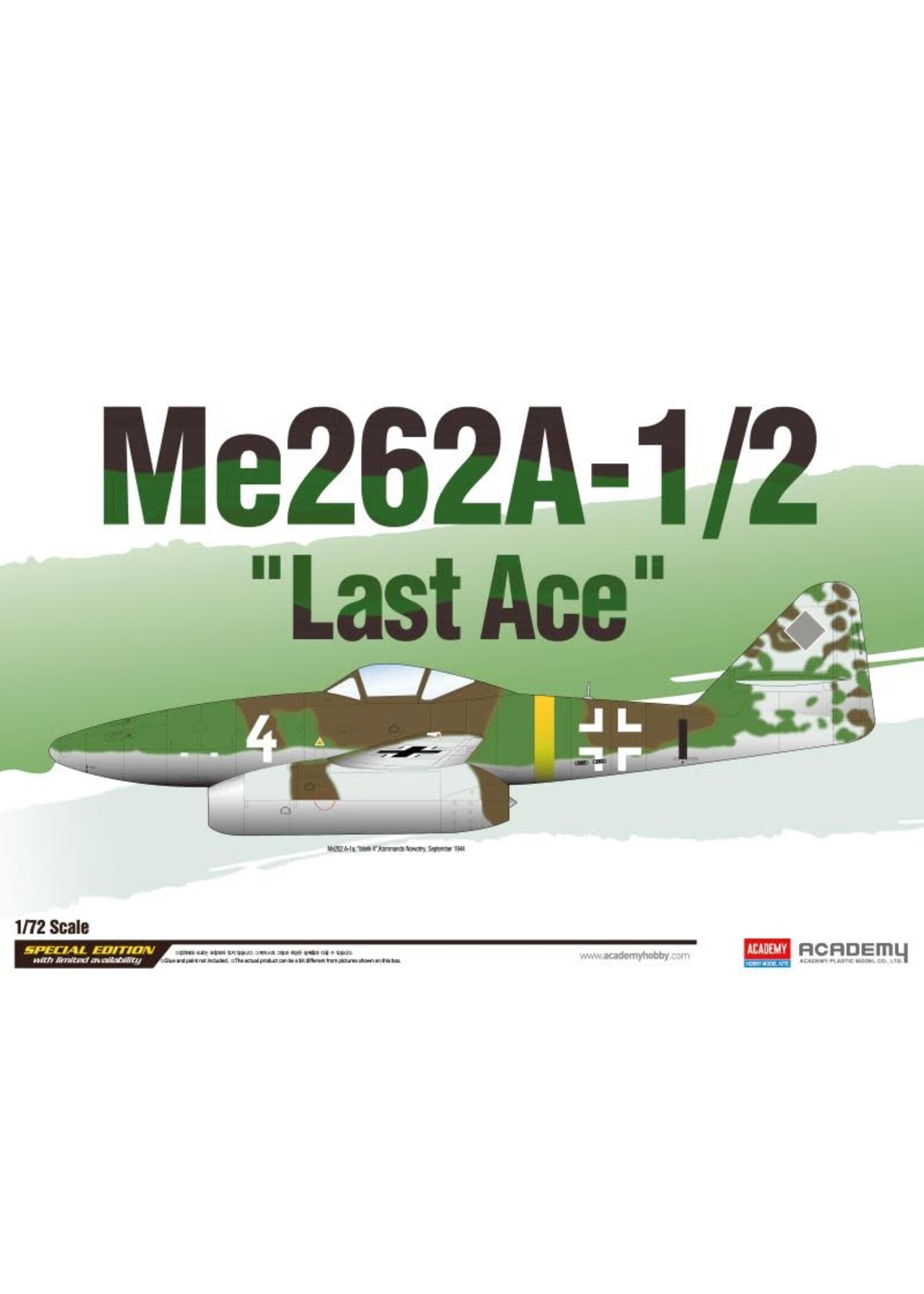 Academy ***ACA12542 Me262A-1/2 Last Ace (1/72)