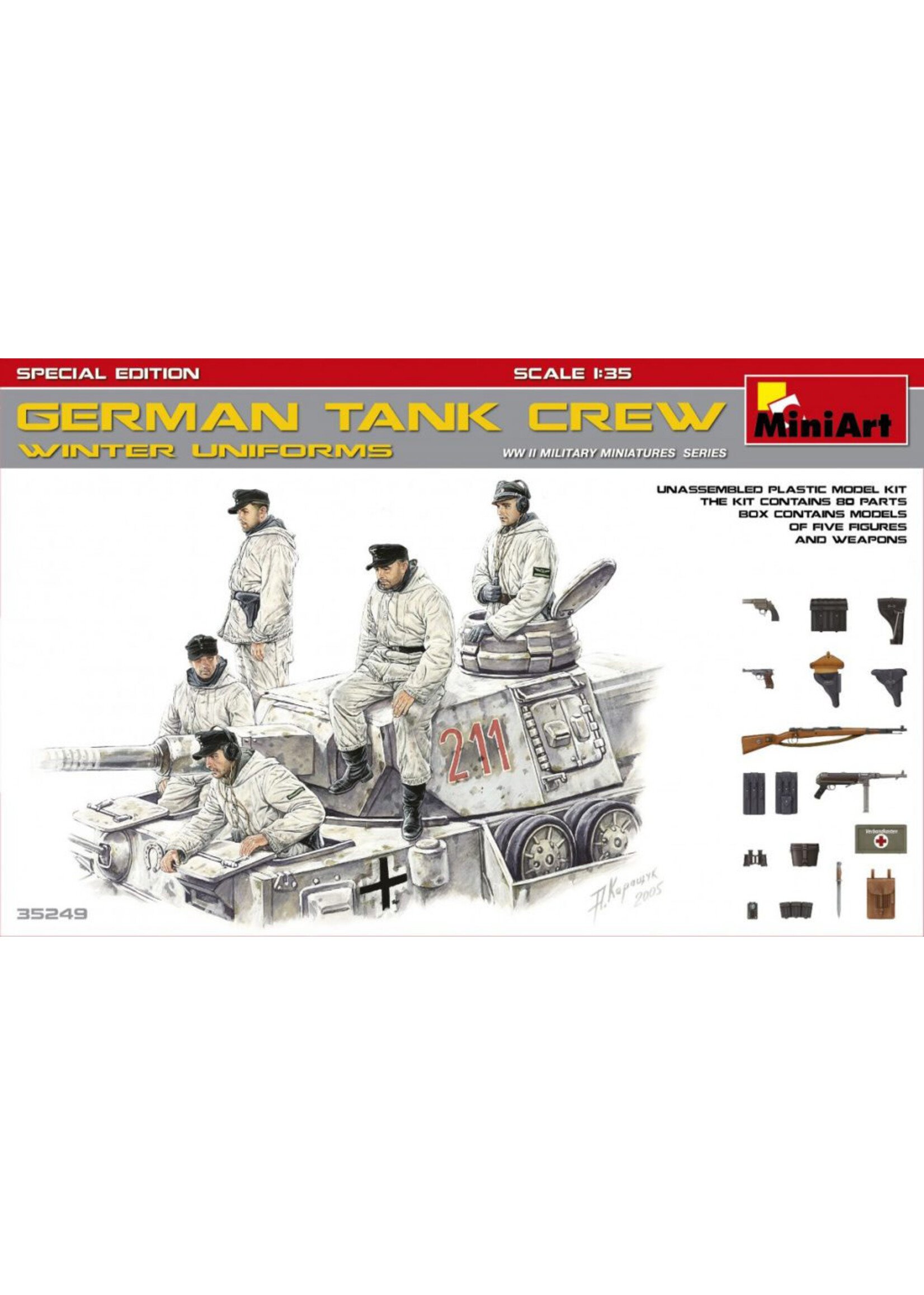MiniArt MIART35249 German Tank Crew Winter Uniforms (1/35)
