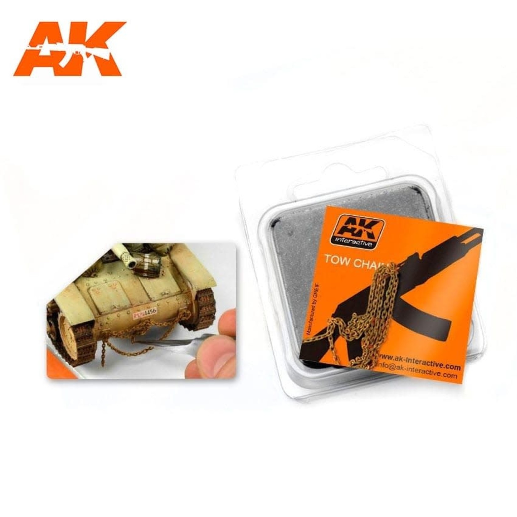 AK Interactive AK Interactive Rusty Tow Chain - Small