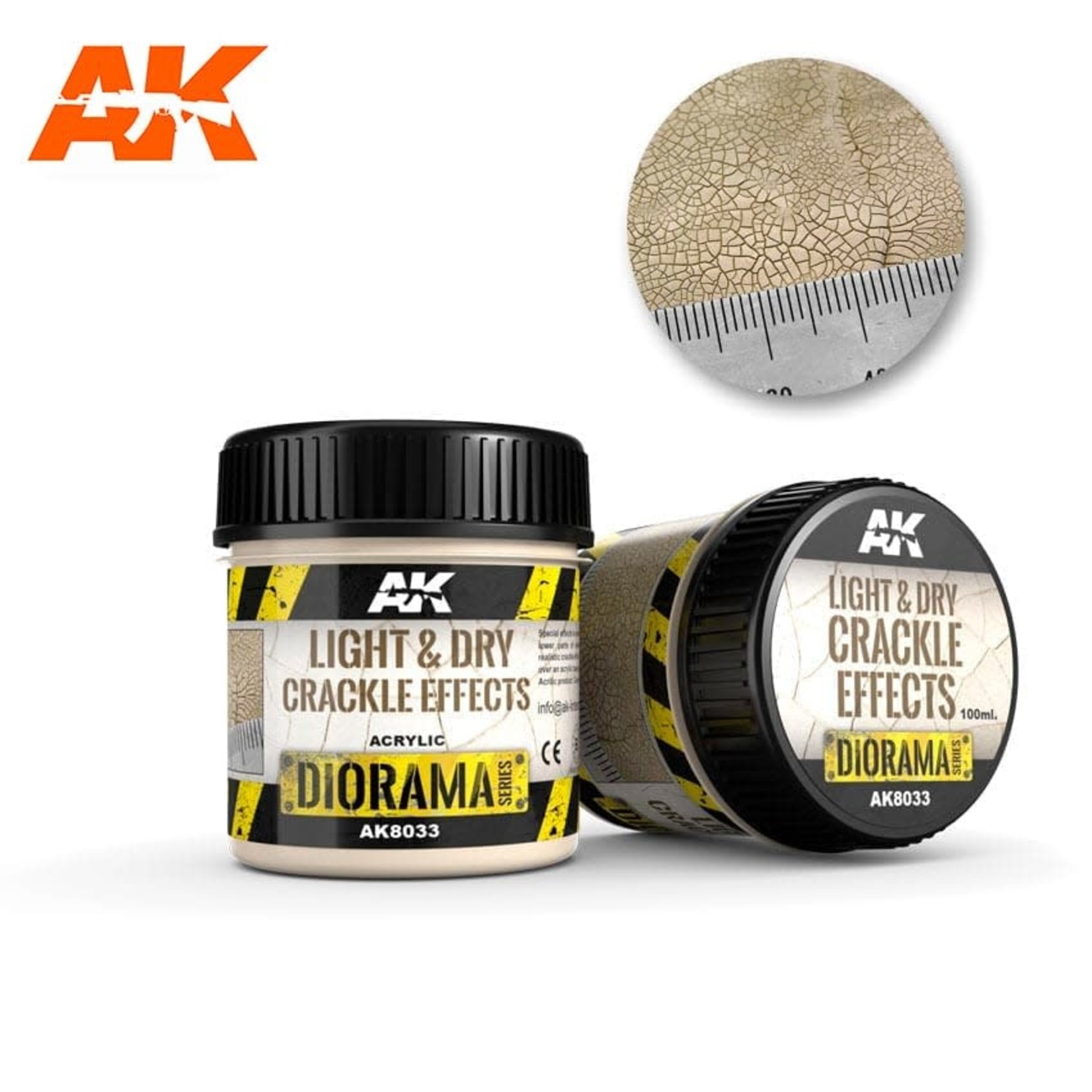 AK Interactive AK-8033 Light & Dry Crackle Effects (250ml)