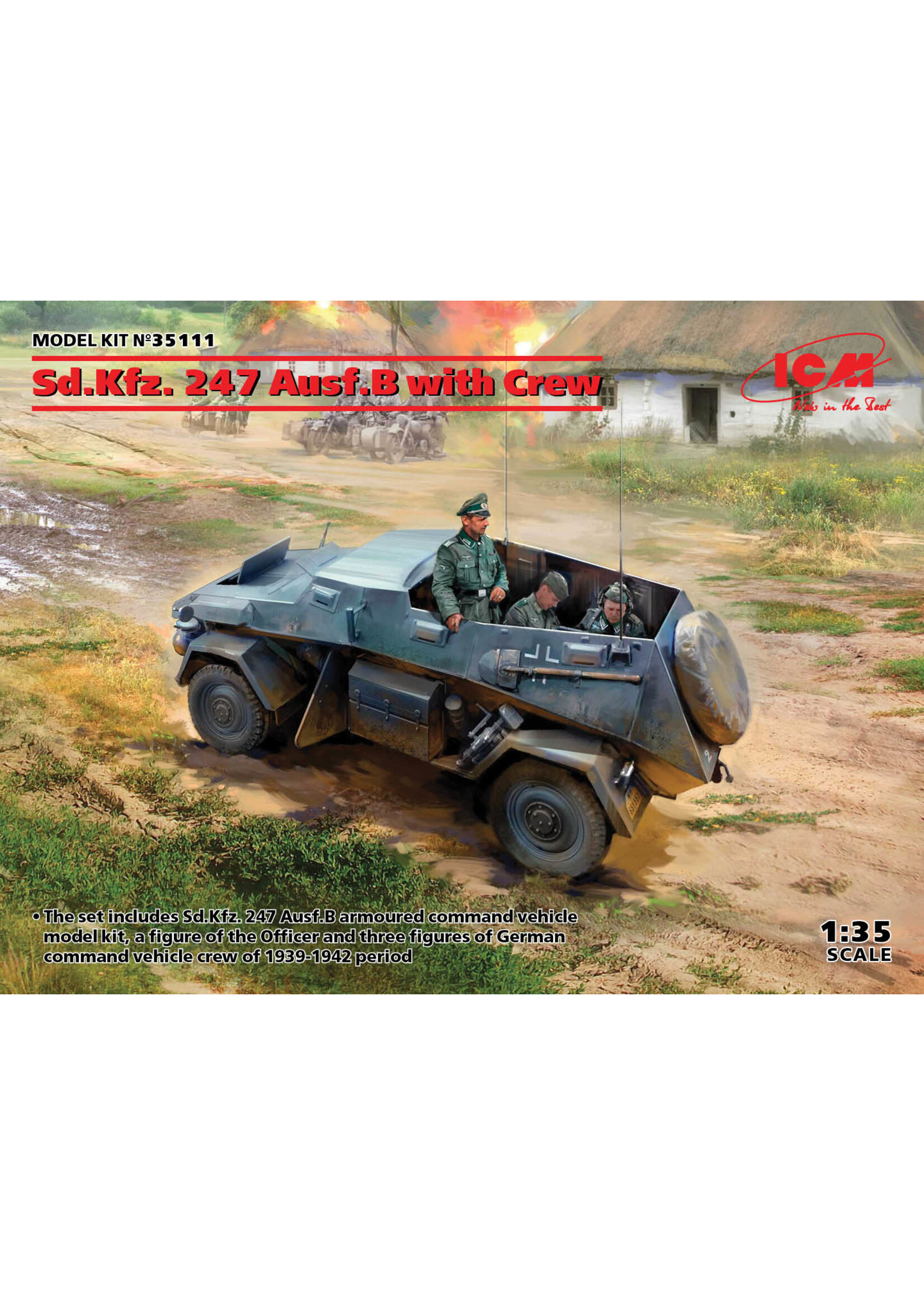 ICM ***ICM35111 Sd.Kfz.247 Ausf.B with Crew (1/35)