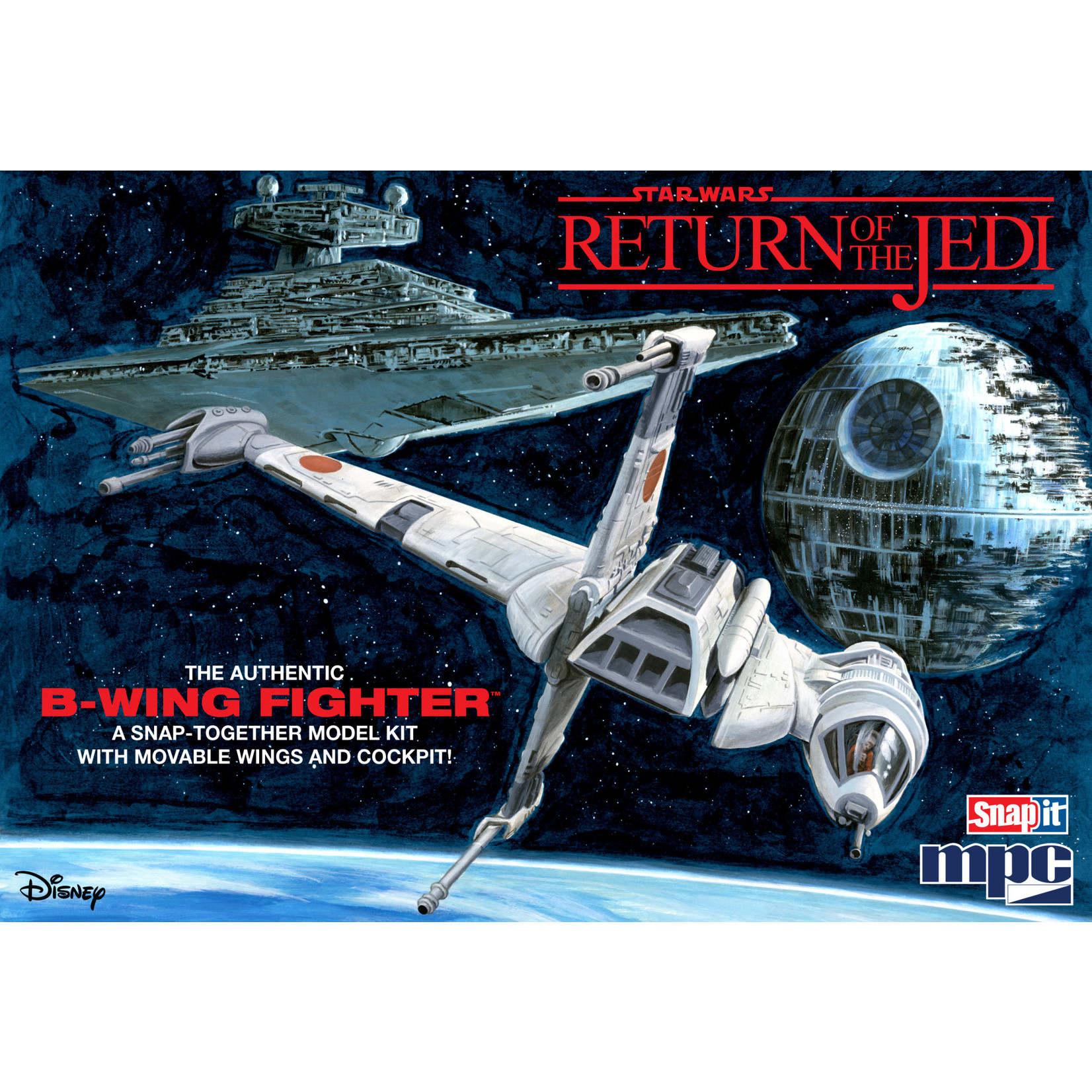 MPC MPC949 Return of the Jedi B-Wing Fighter SnapKit (1/144)