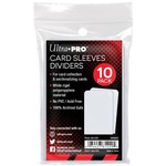 Ultra Pro Card Dividers 81229 White (10pc)