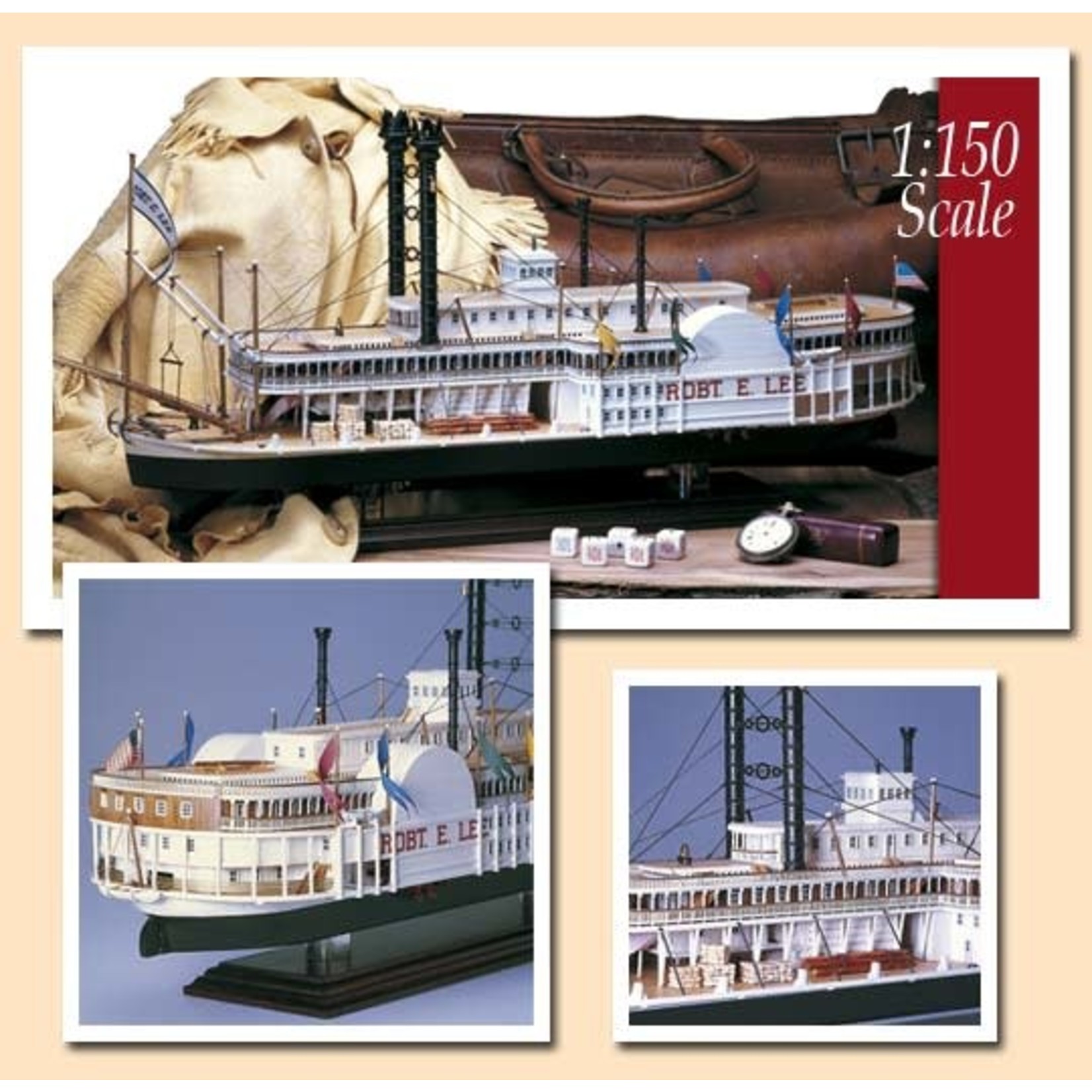 Amati AMA1439 Robert E Lee Mississippi Steamboat (1/150)