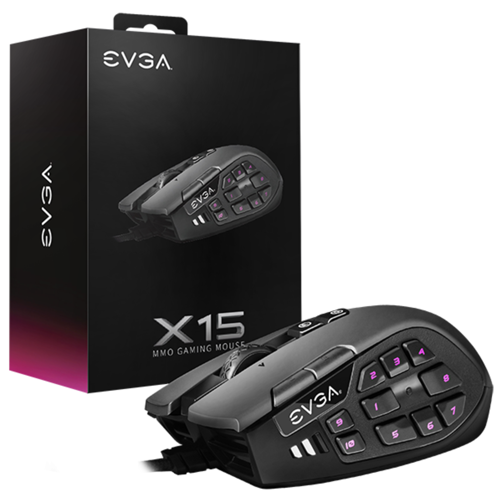 EVGA EVGA X15 20 Button MMO Gaming Mouse