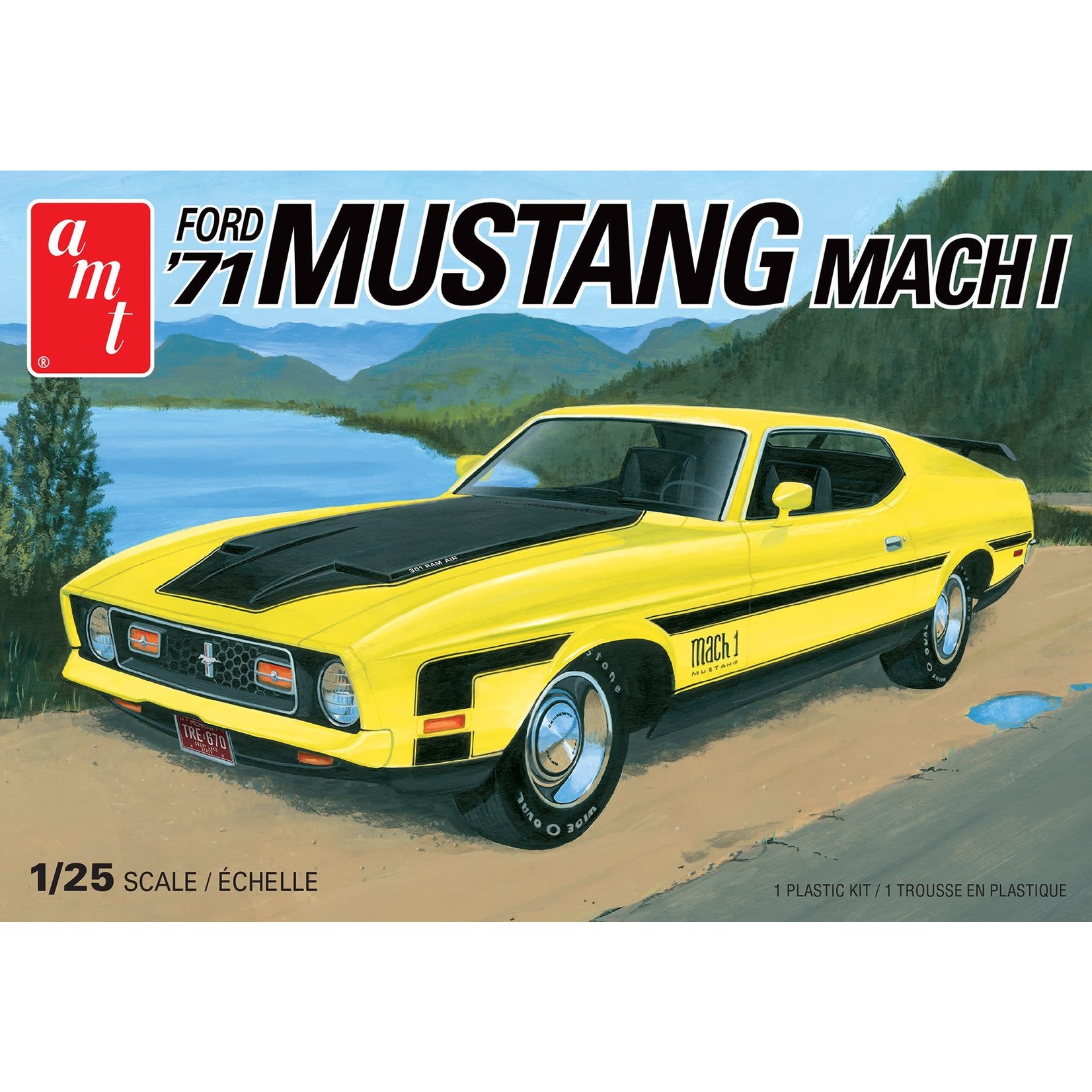 AMT AMT1262 1971 Ford Mustang Mach 1 (1/25)