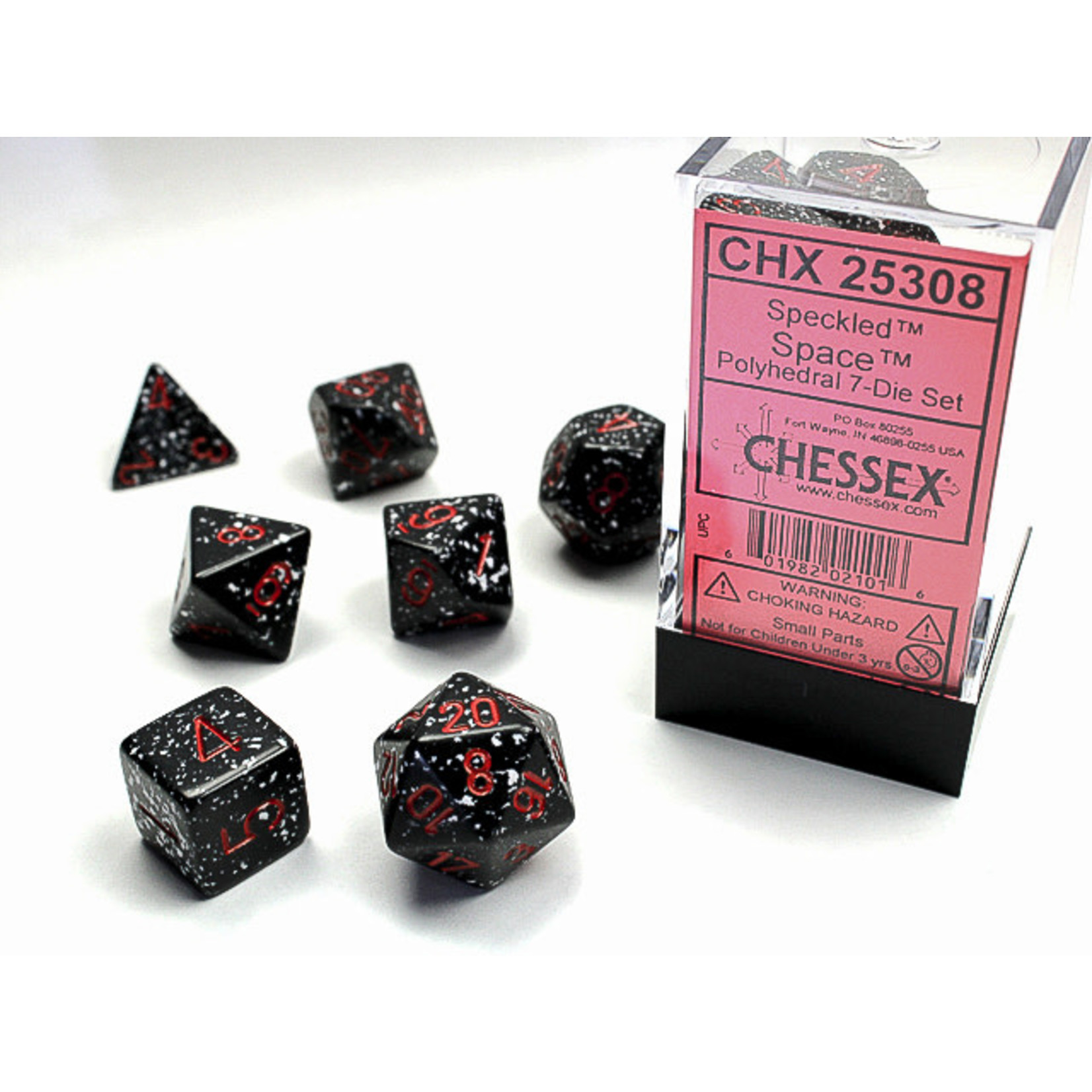 Chessex Dice RPG 25308 7pc Speckled Space