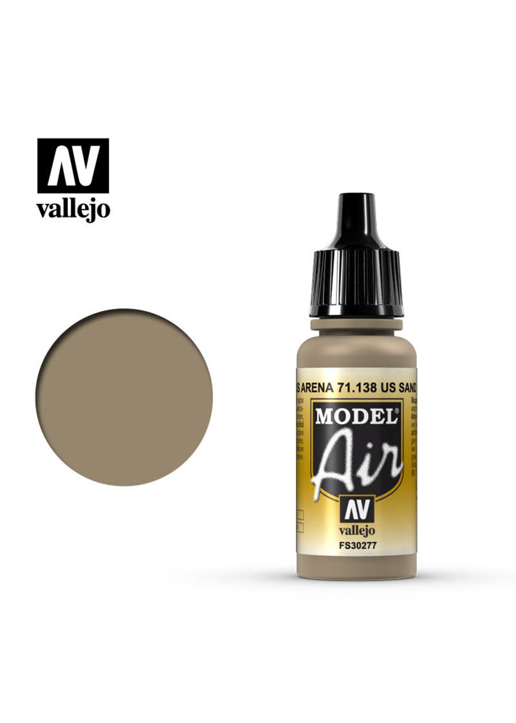 Vallejo VAL71138 Model Air US Sand (17ml)