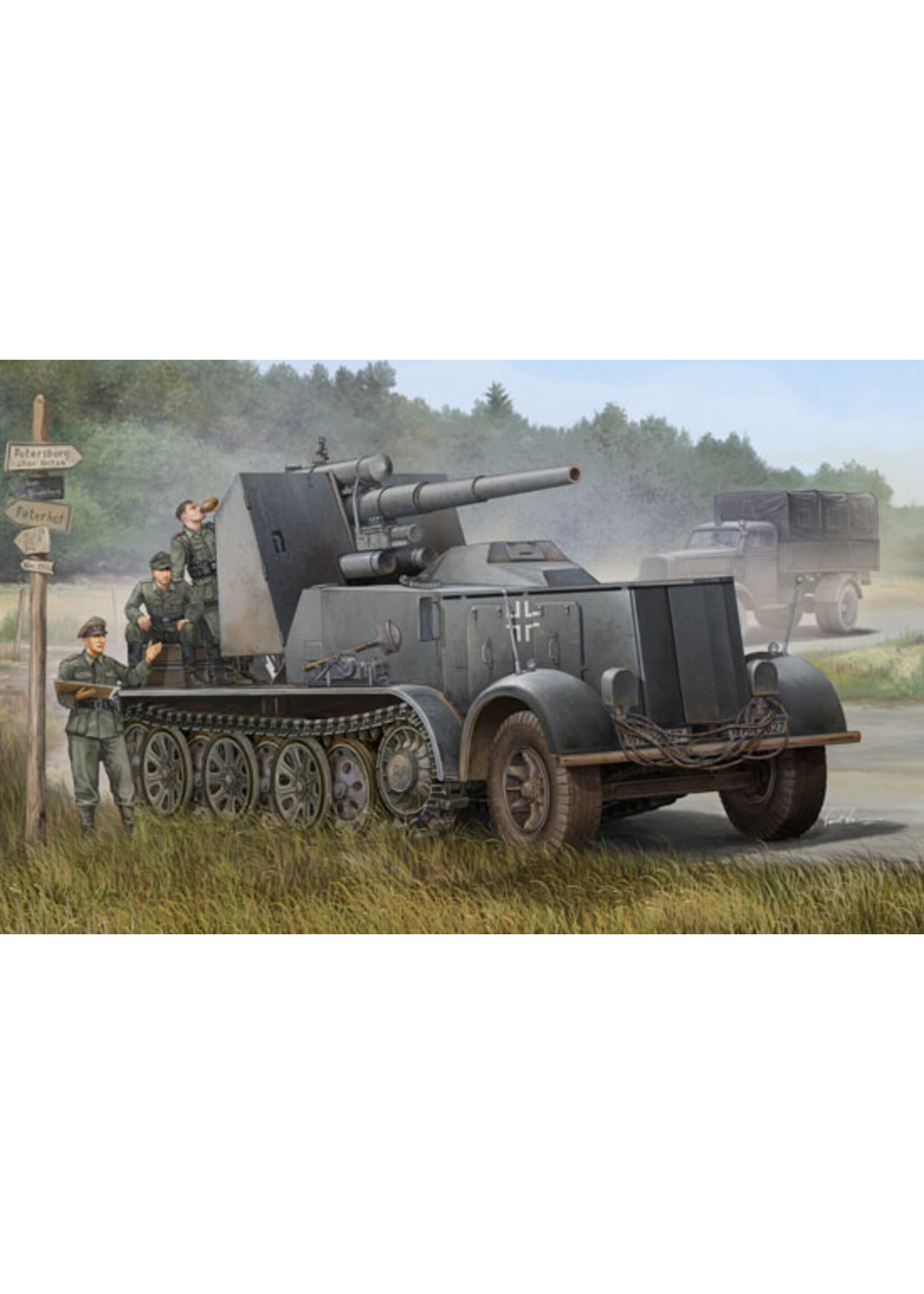 Trumpeter ***TRU01585 German 8.8cm Flak 18 Selbstfahrlafette (1/35)