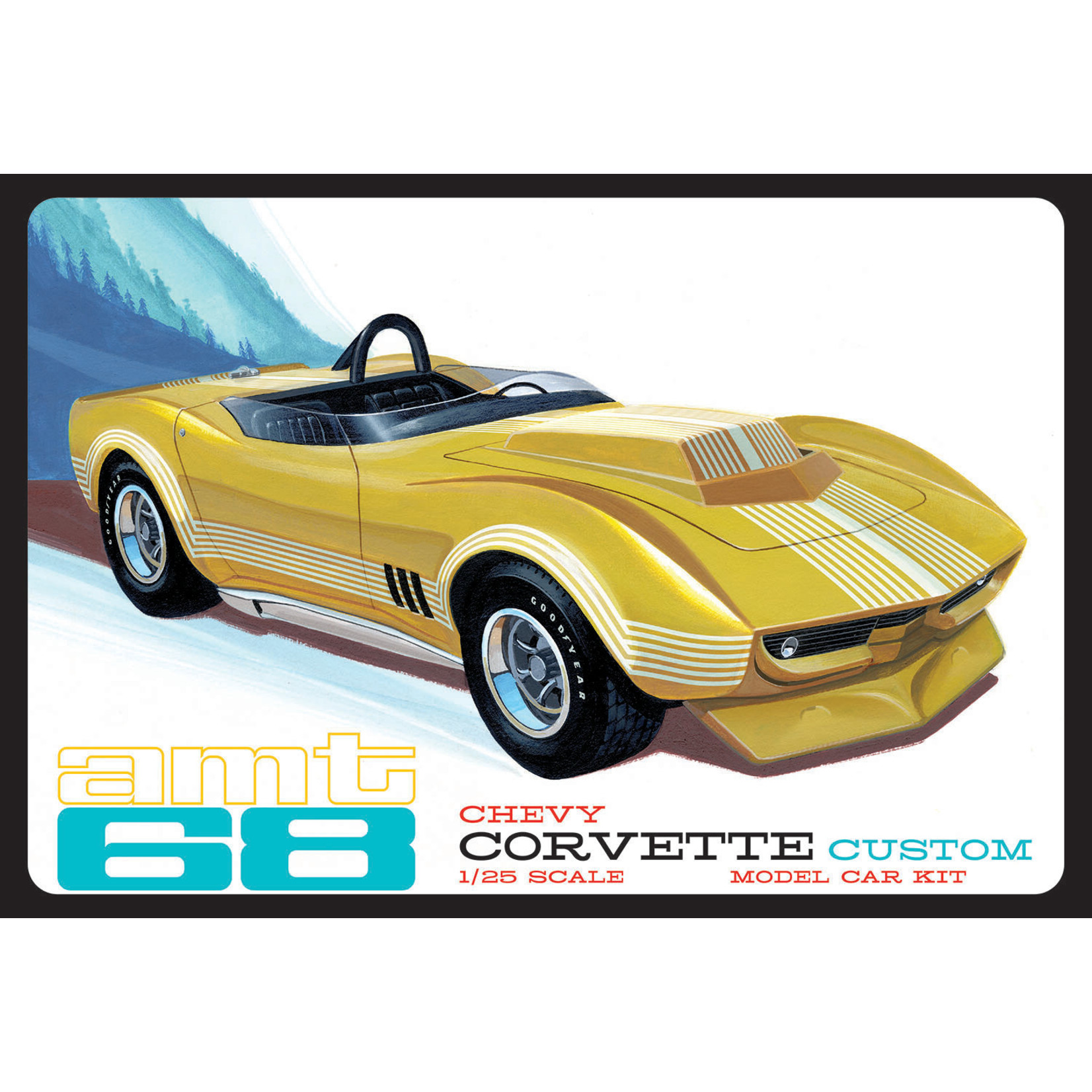 AMT AMT1236 1968 Chevy Corvette Custom (1/24)