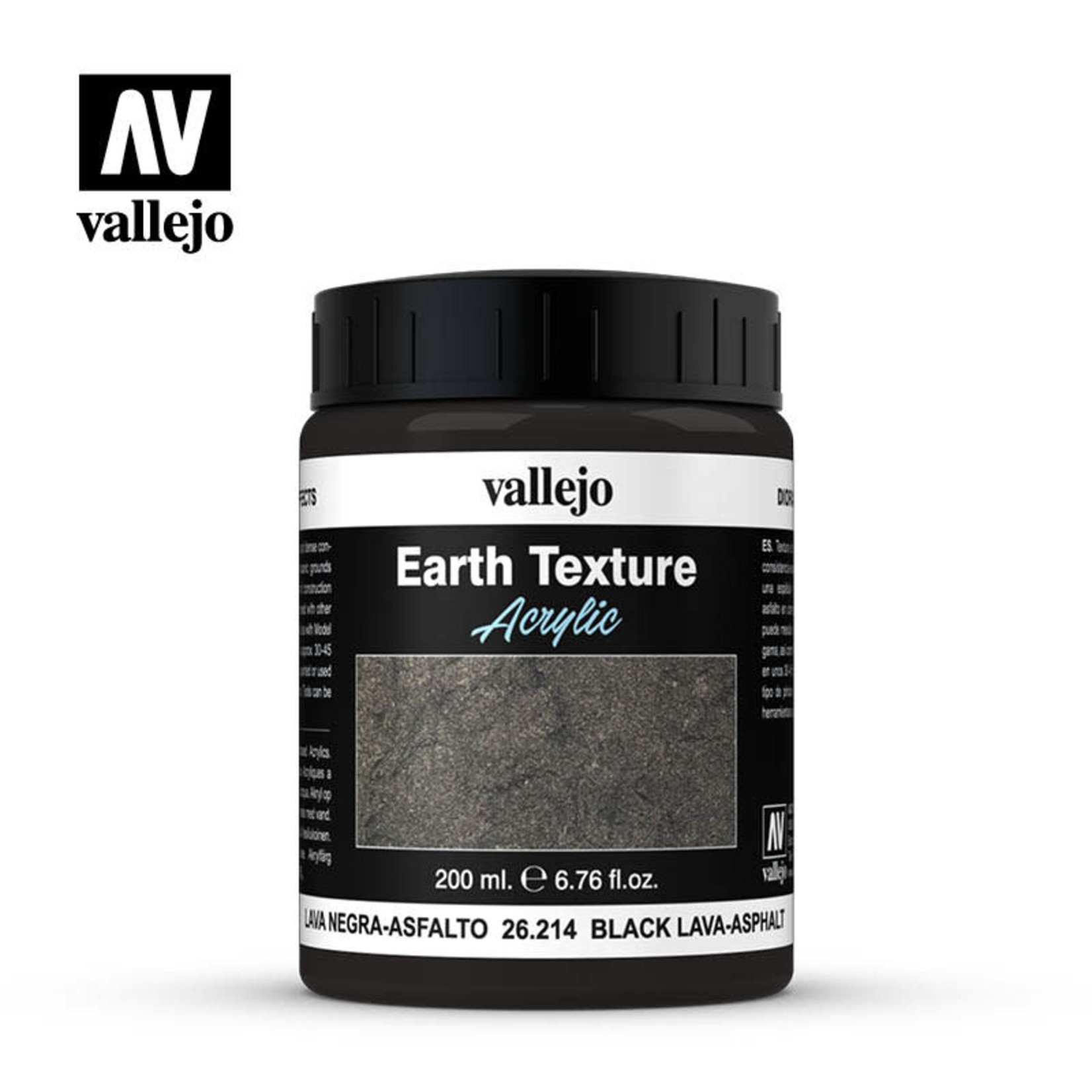 Vallejo VAL26214 Black Lava Asphalt (200ml)