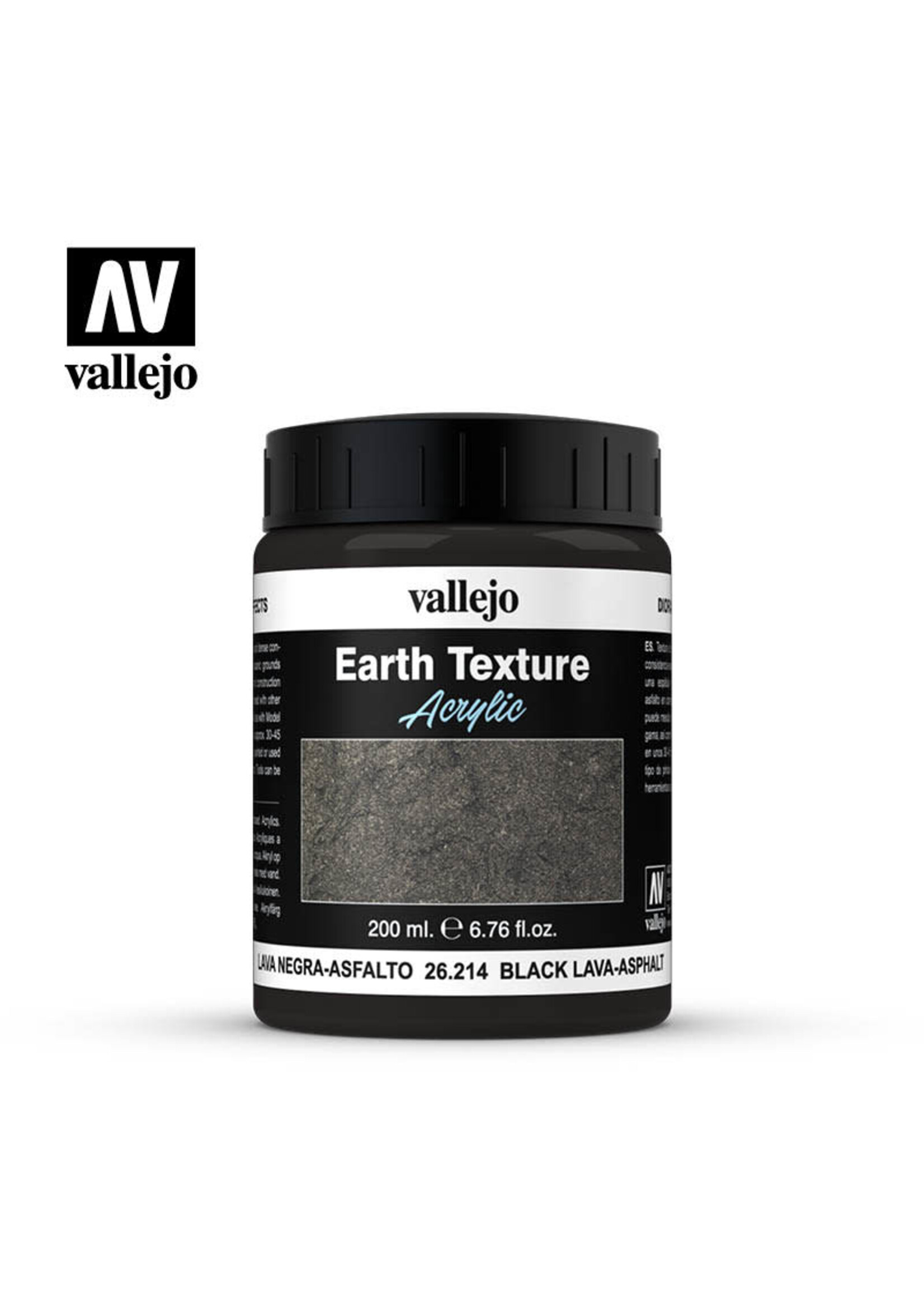 Vallejo VAL26214 Black Lava Asphalt (200ml)