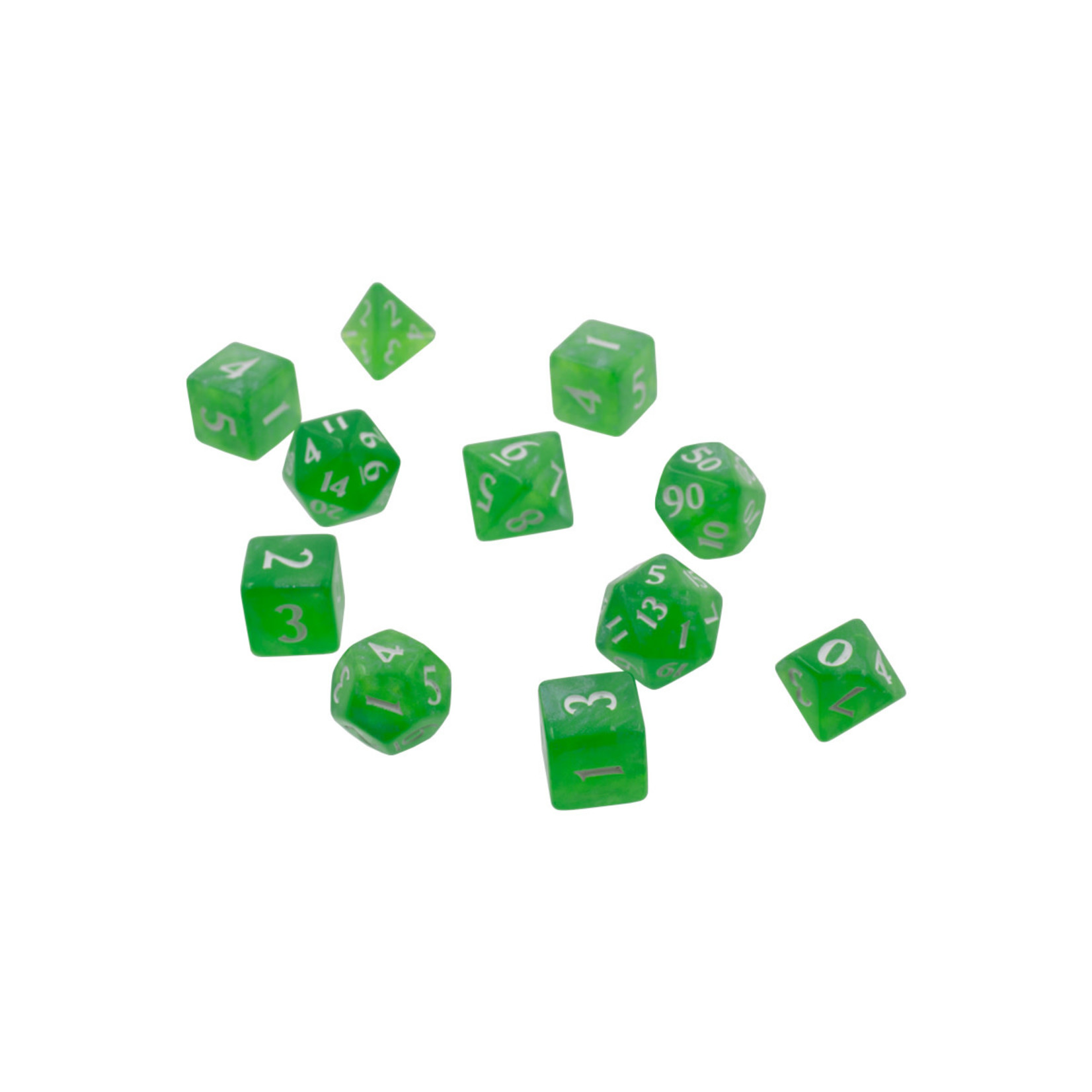 Ultra Pro 15566 Eclipse 11pc Lime Green RPG Dice