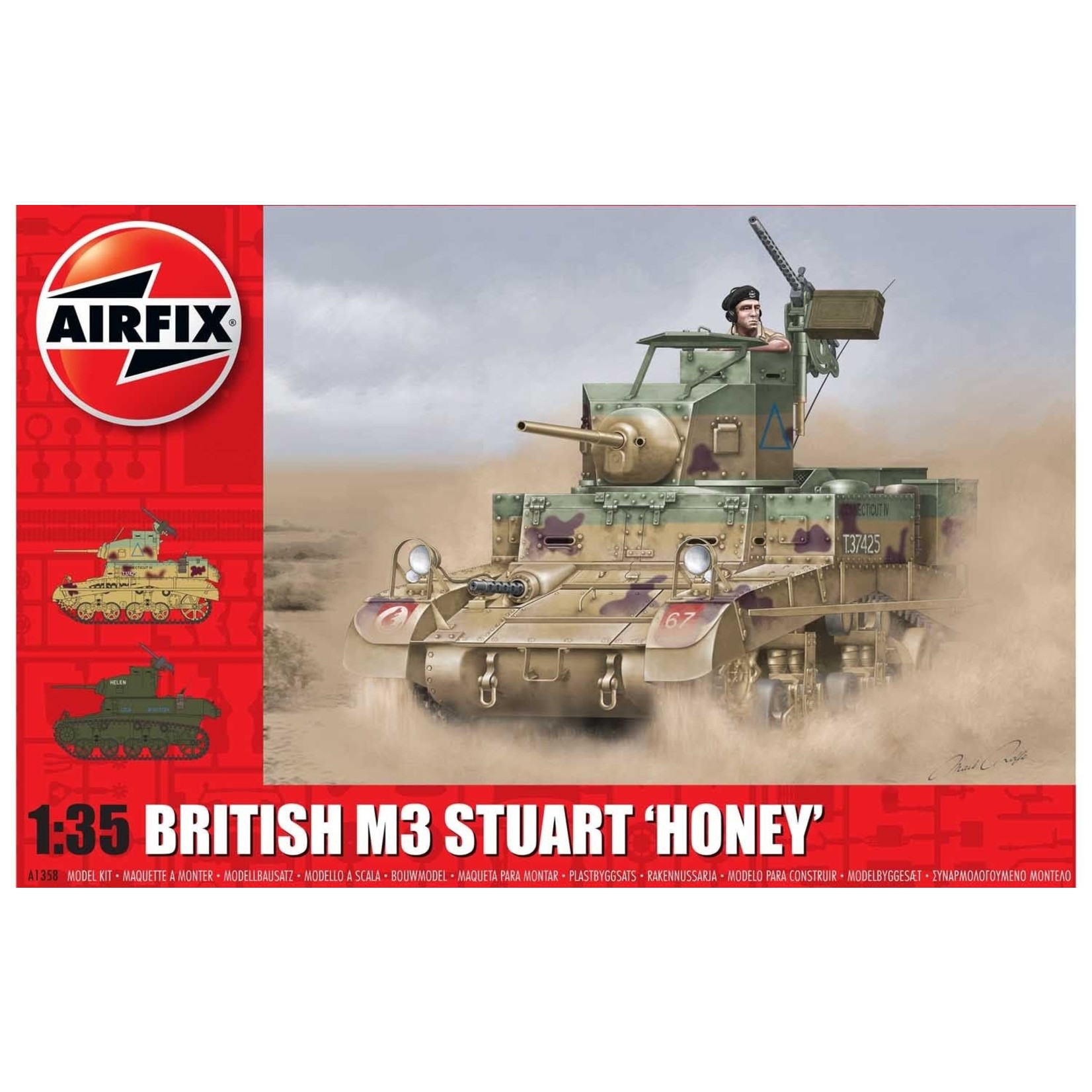 Airfix AIR01358 M3 Stuart Honey British Version   (1/35)