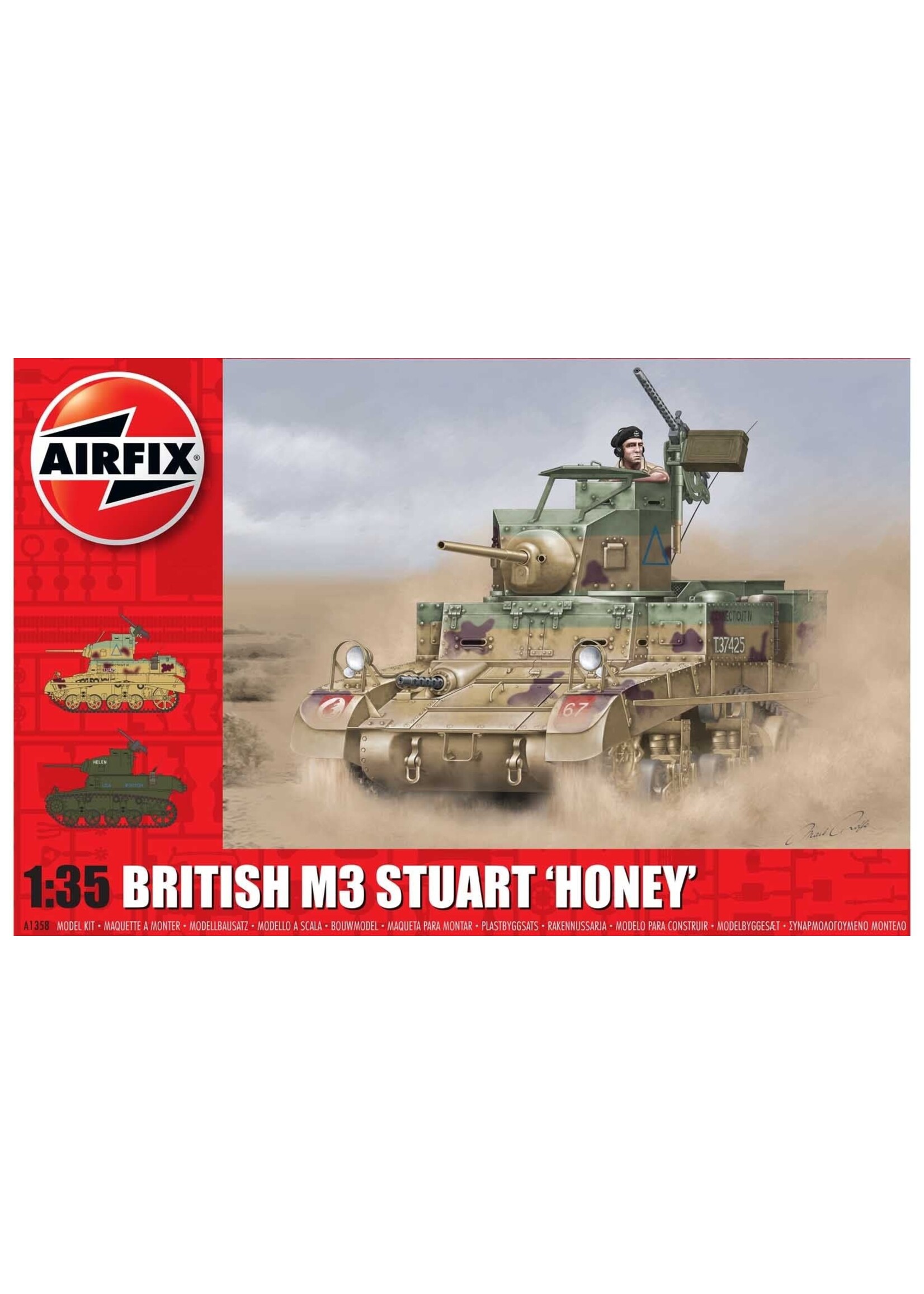 Airfix AIR01358 M3 Stuart Honey British Version   (1/35)