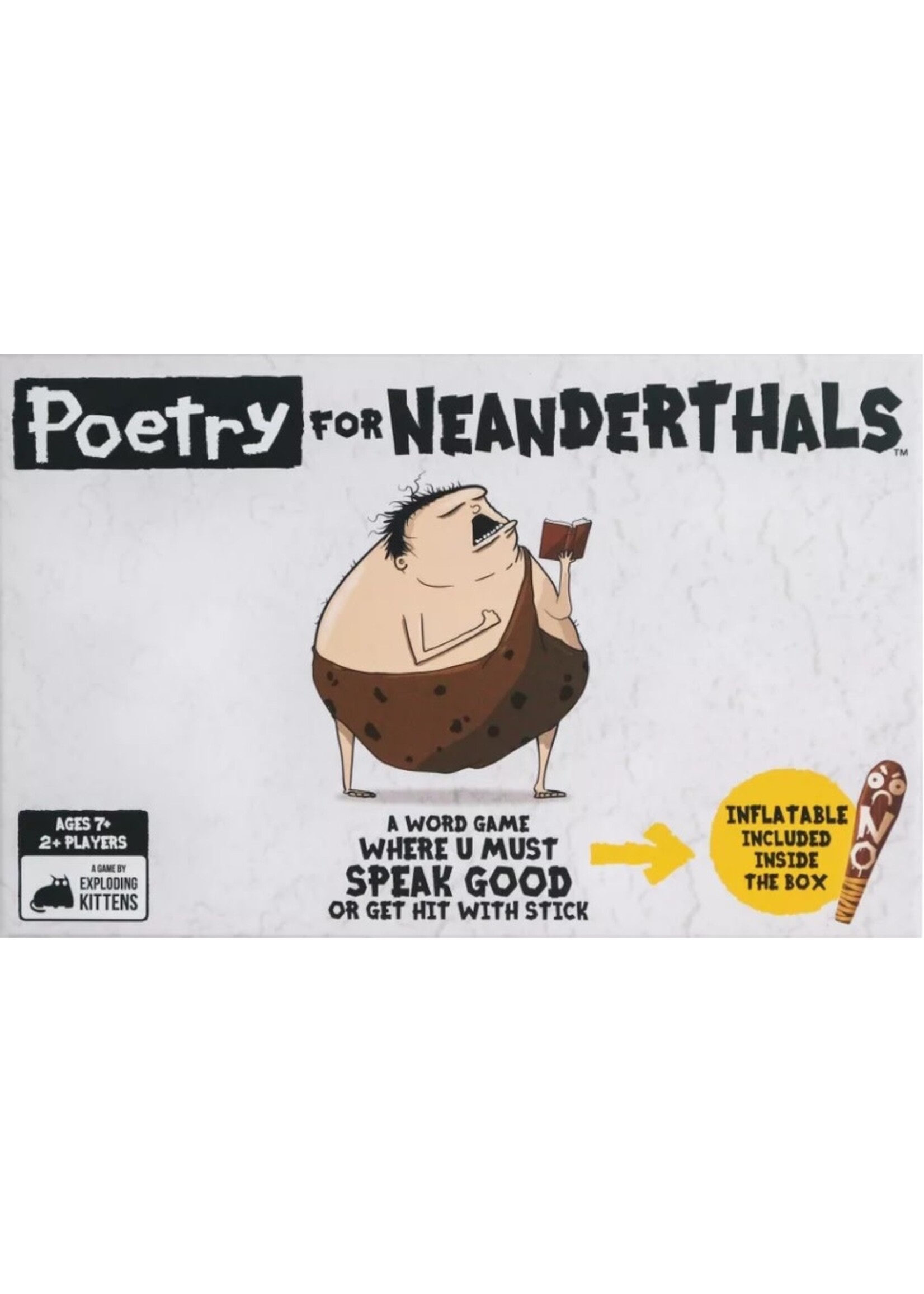 Poetry for Neanderthals