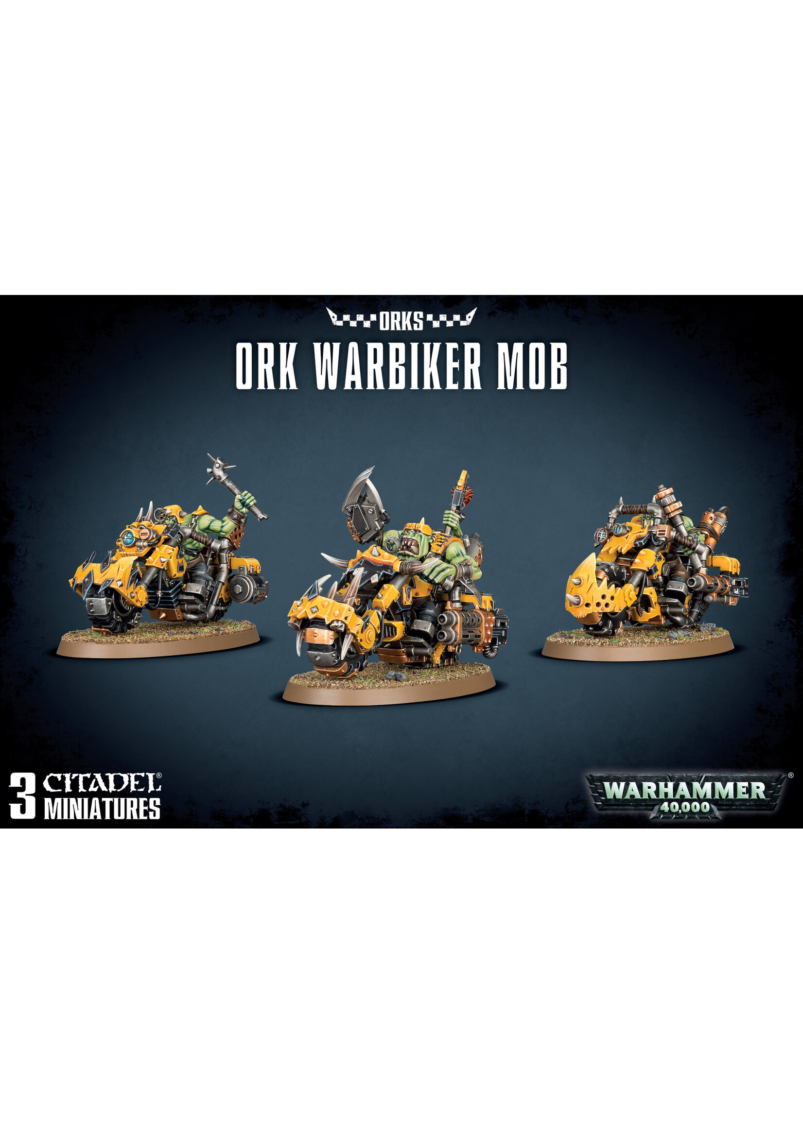 WH40K Orks Warbiker Mob