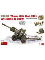 MiniArt ***MIN35129 USV-BR 76mm Gun Mod.1941 with Limber & Crew (1/35)