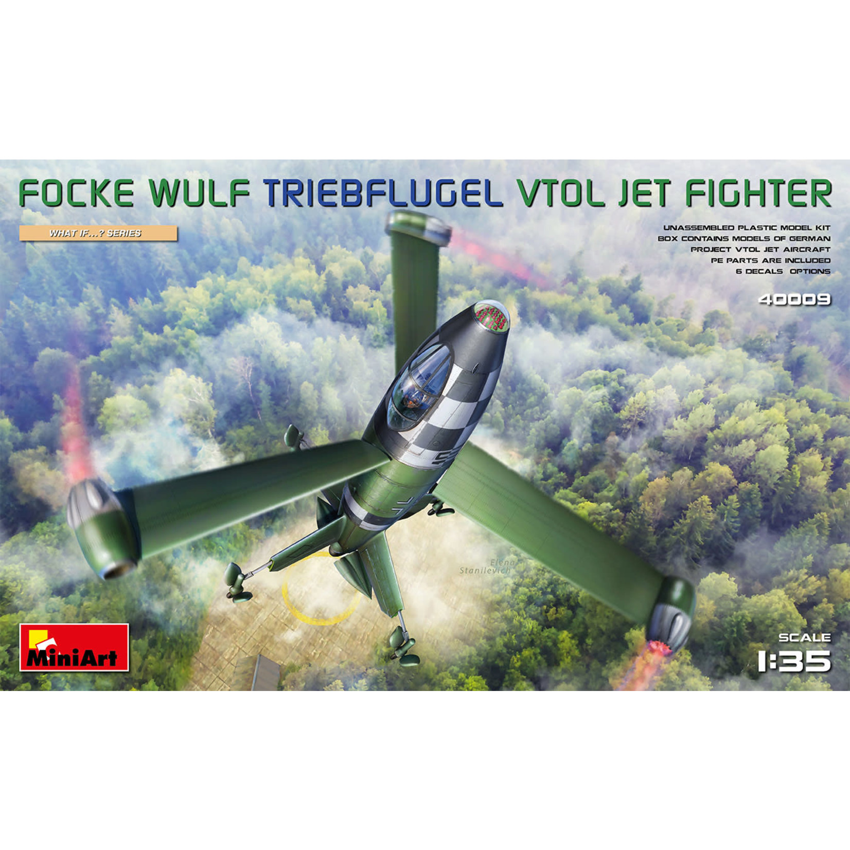 MiniArt MIN40009 Focke Wulf Triebflugel VTOL Jet Fighter (1/35)